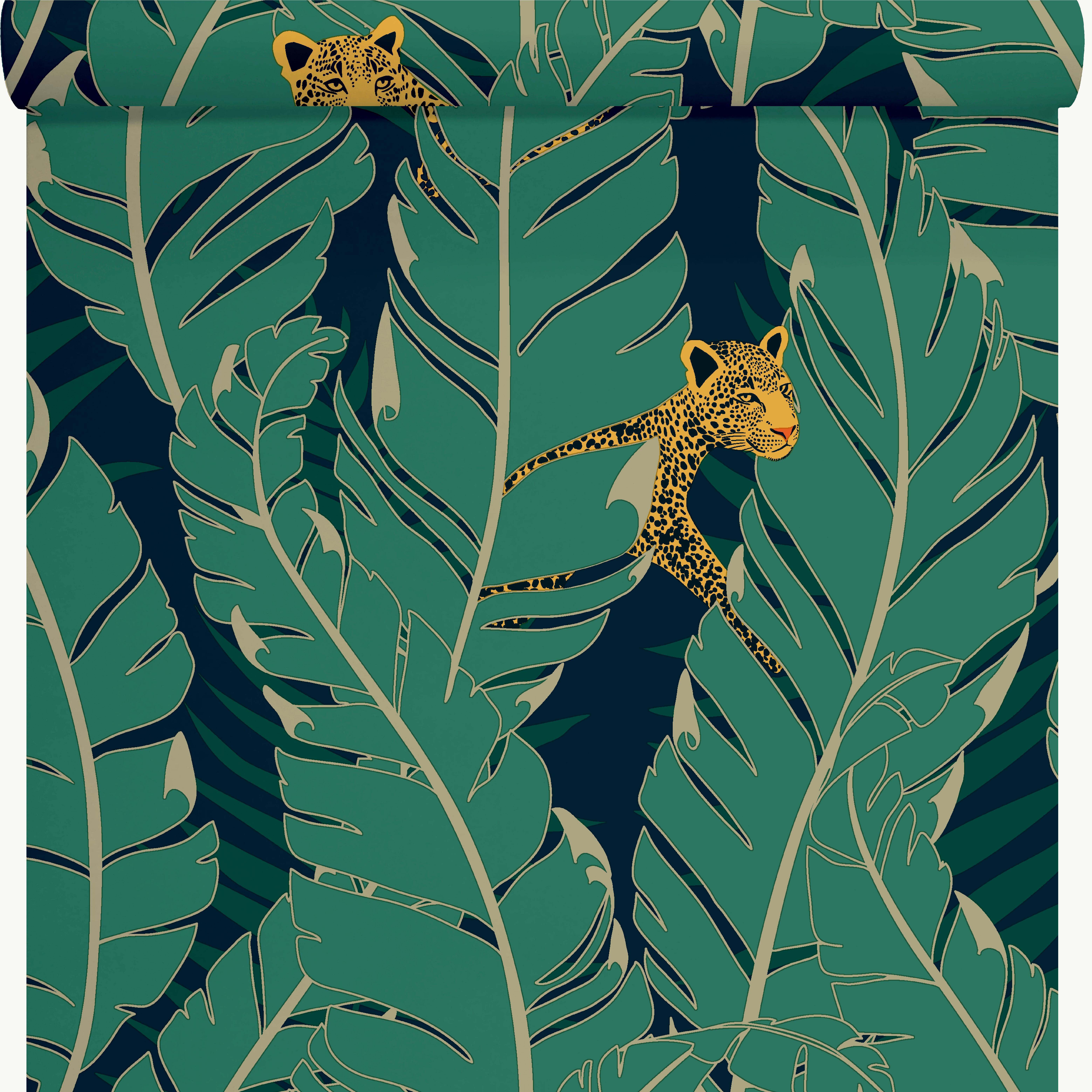 Papel pintado vinilo naturaleza verde
