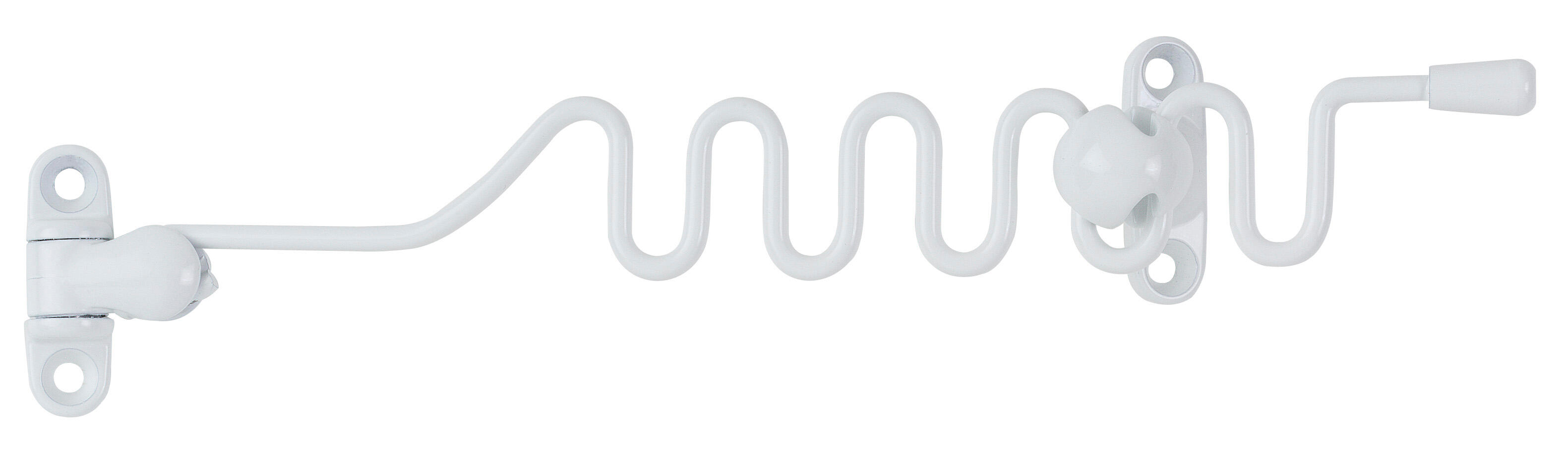 Entrebâilleur de fenêtre zamak blanc, SOCONA Sairpentin - e1b - 5