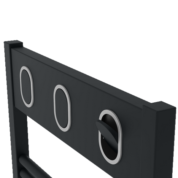 Sèche-serviettes électrique soufflant MARAPI TACTILE SAUTER 1500W anthracite - 5