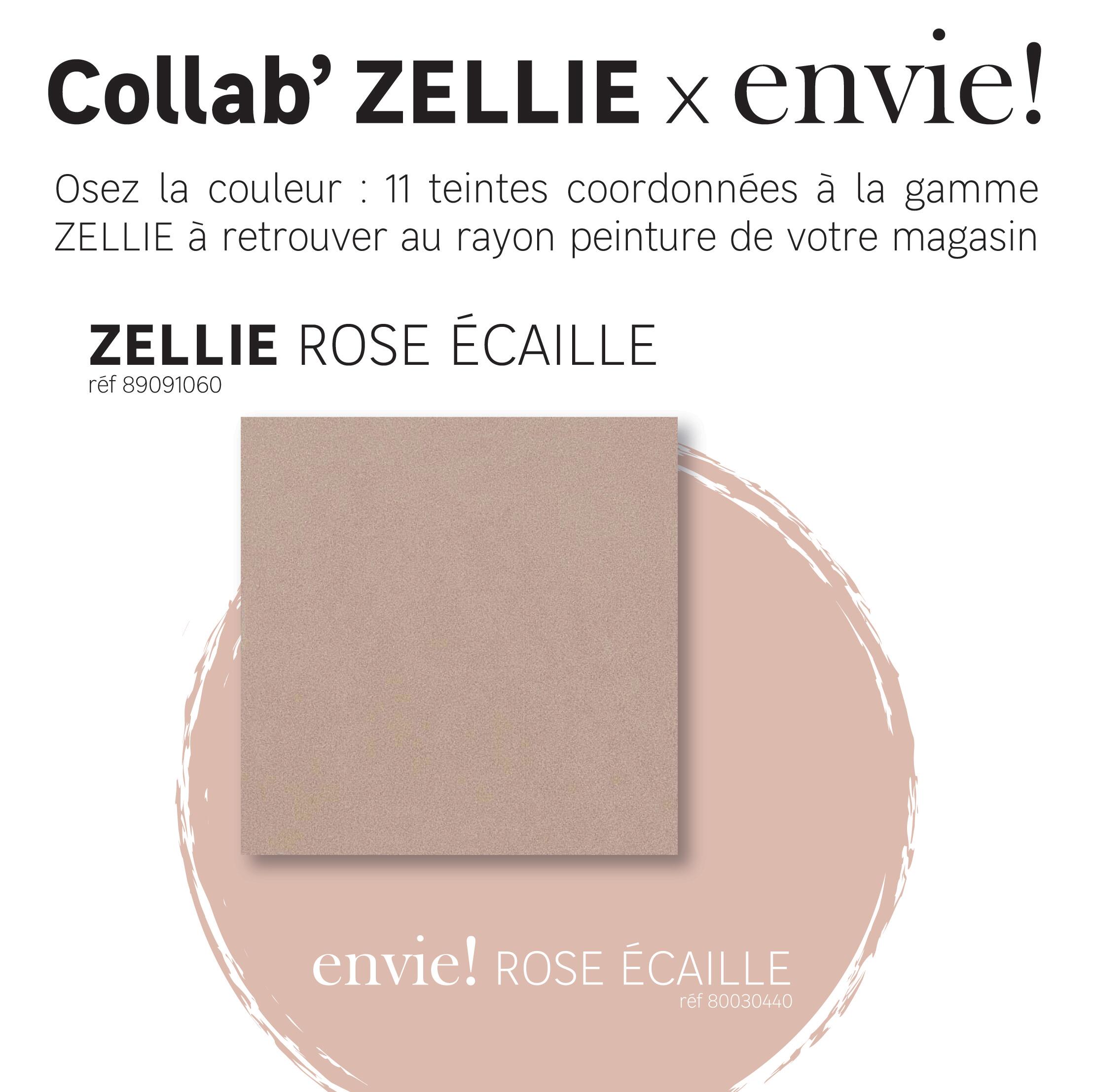 Carrelage mur intérieur effet zellige rose écaille Zellie l.10 x L.10 cm - 8