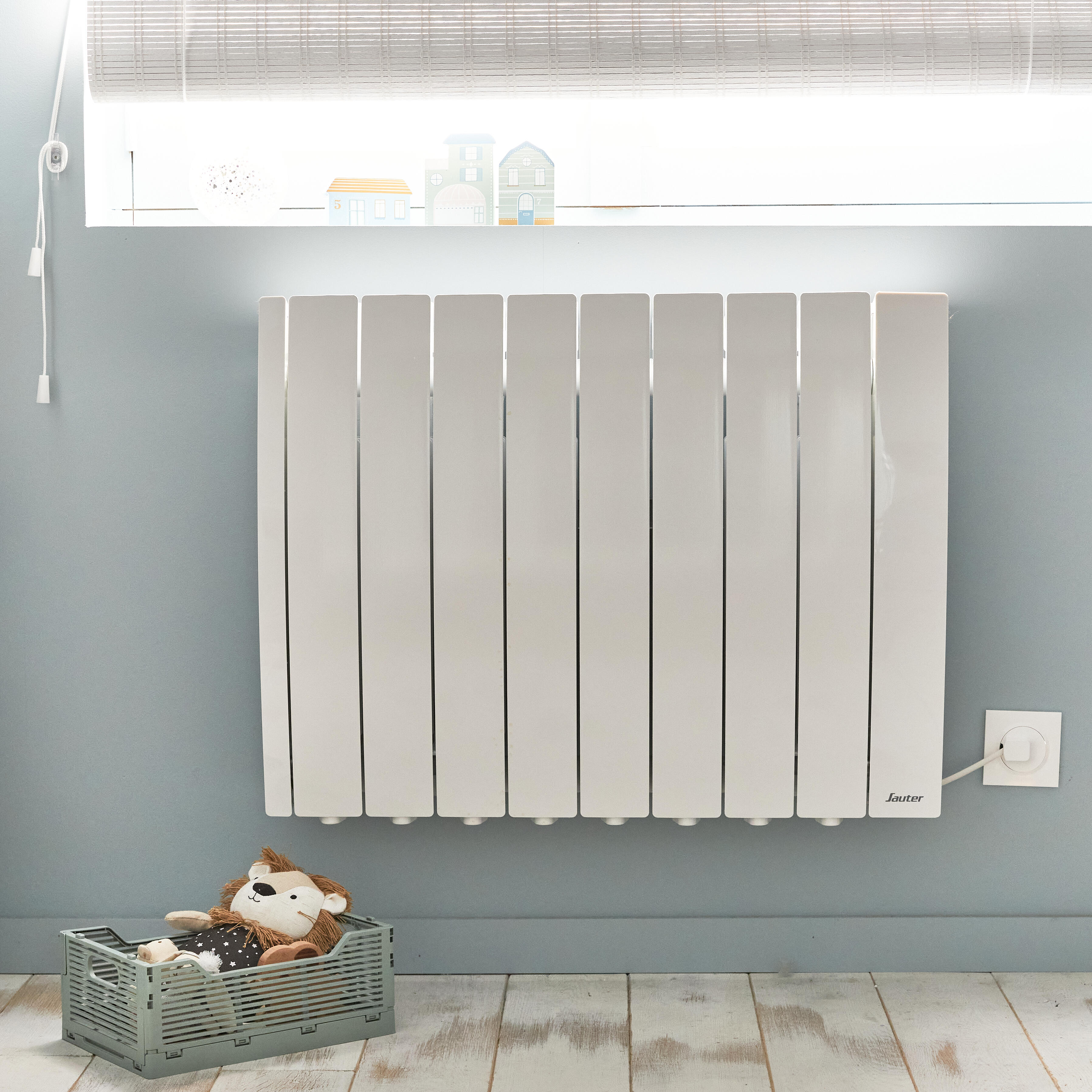 Radiateur électrique connecté à inertie fluide 1500W SAUTER Ipala horizontal - 3