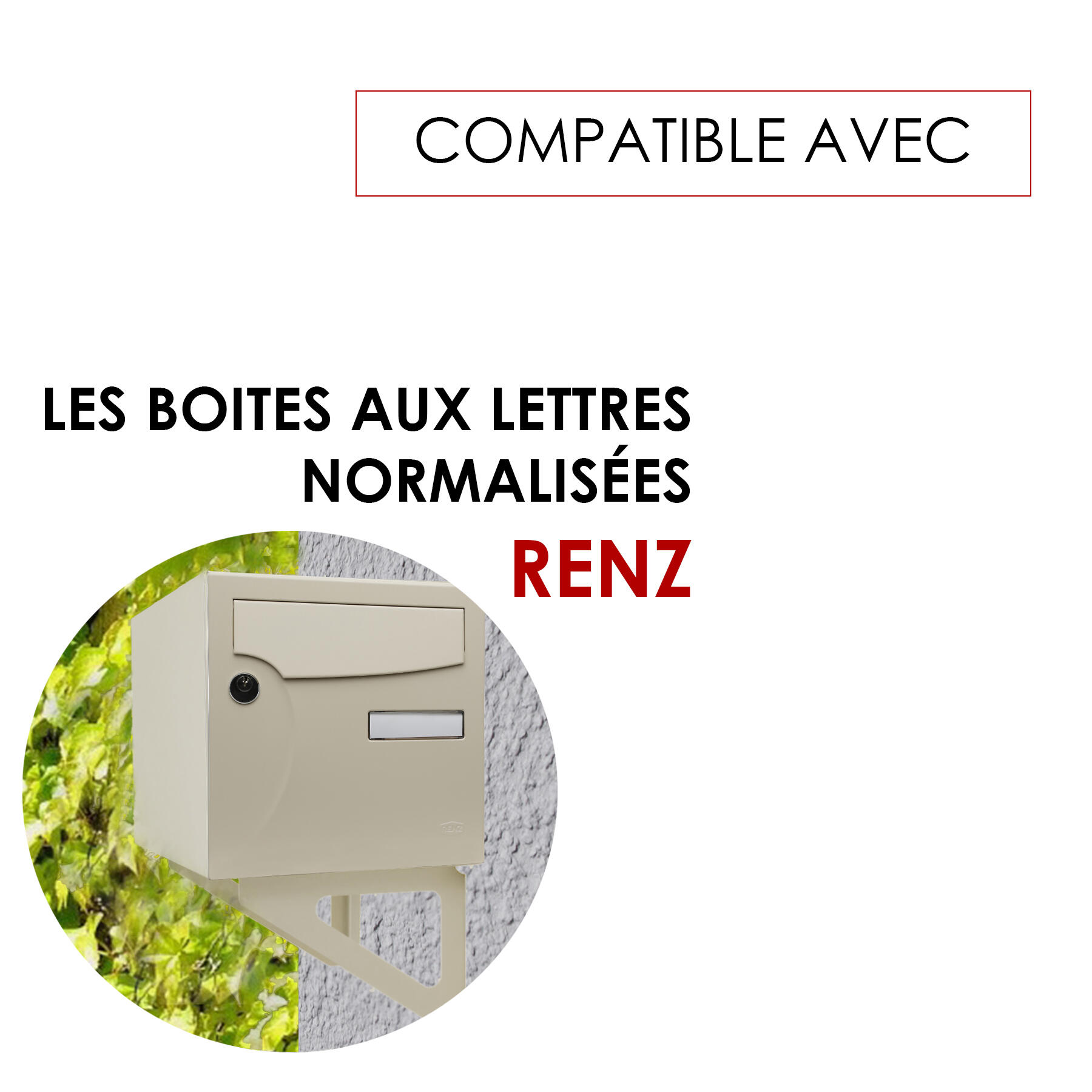 Lot de 2 équerres H.17.5 x l.25 x P.3 cm RENZ, ivoire - 6