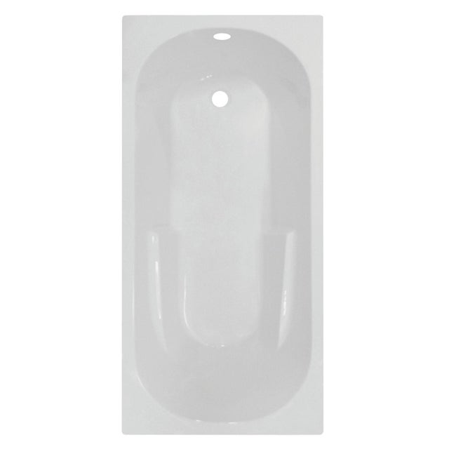 Baignoire rectangulaire L.170x l.75 cm blanc, SENSEA Access confort