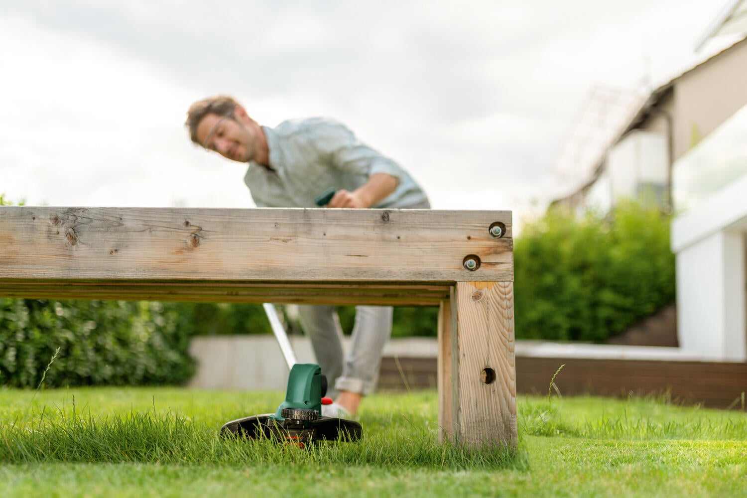 Coupe-bordures sans fil BOSCH UniversalGrassCut 18V-260 l.26 cm + 1 batterie 2Ah - 2