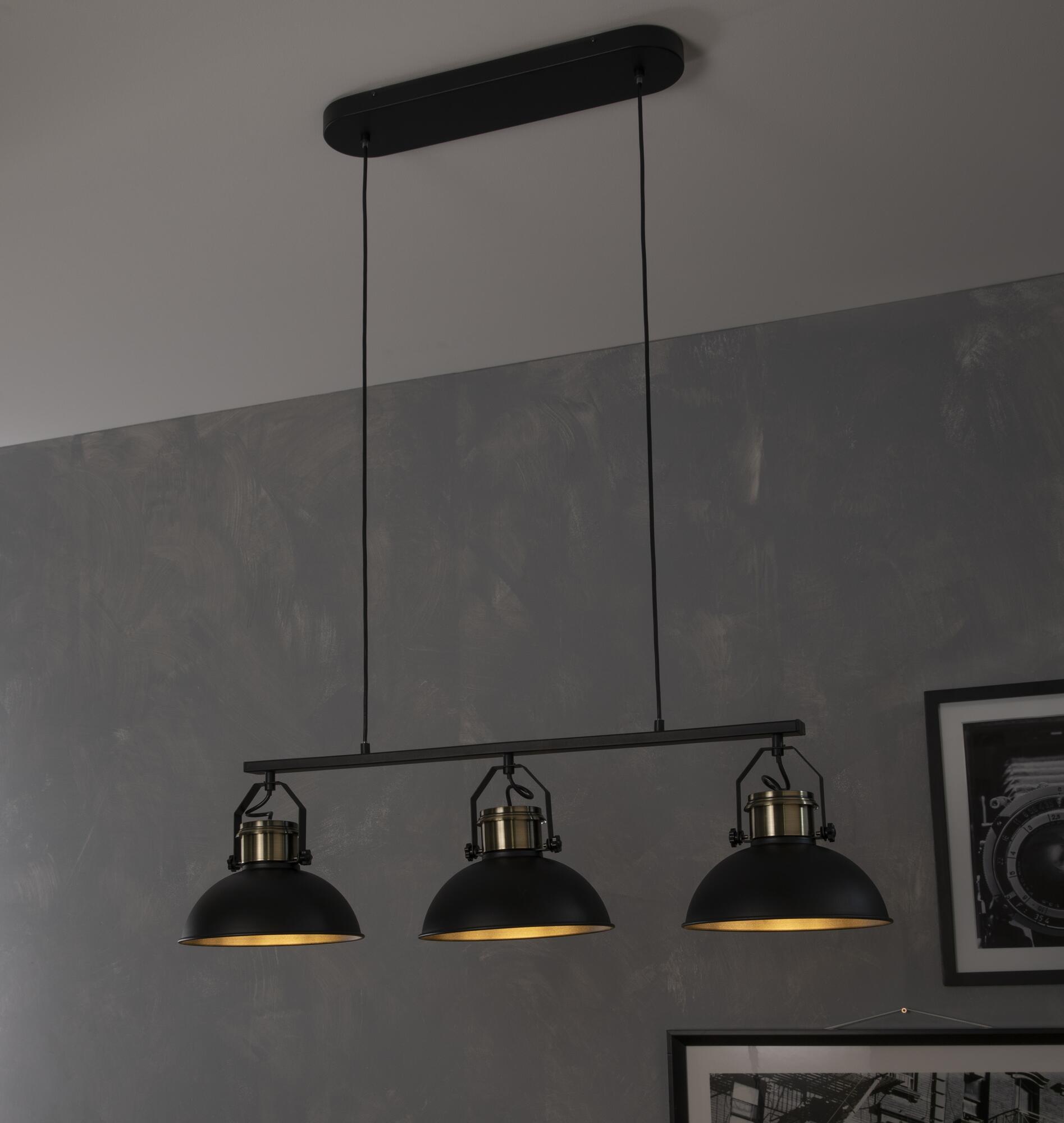 Suspension Ted fer, noir, Diam.25.5 cm INSPIRE, E27 - 4