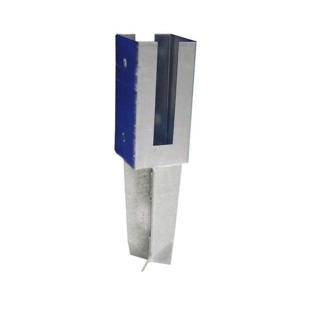 Pied De Poteau En Acier Galvanisé 9x9 à 12x12 Cm - Support Anti-corrosion - Neuf Sous Blister