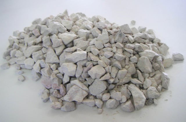 Graviers pierre naturelle Calcaire blanc pur, 6/16mm, 25 kg