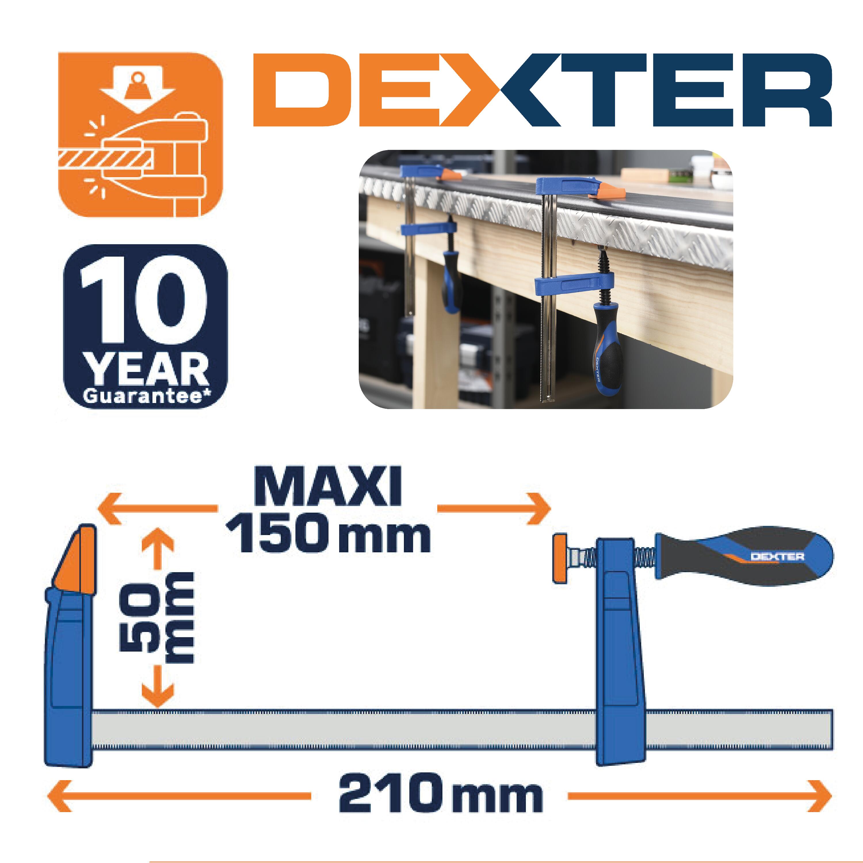 2 grampos de aperto DEXTER 150MM - 8