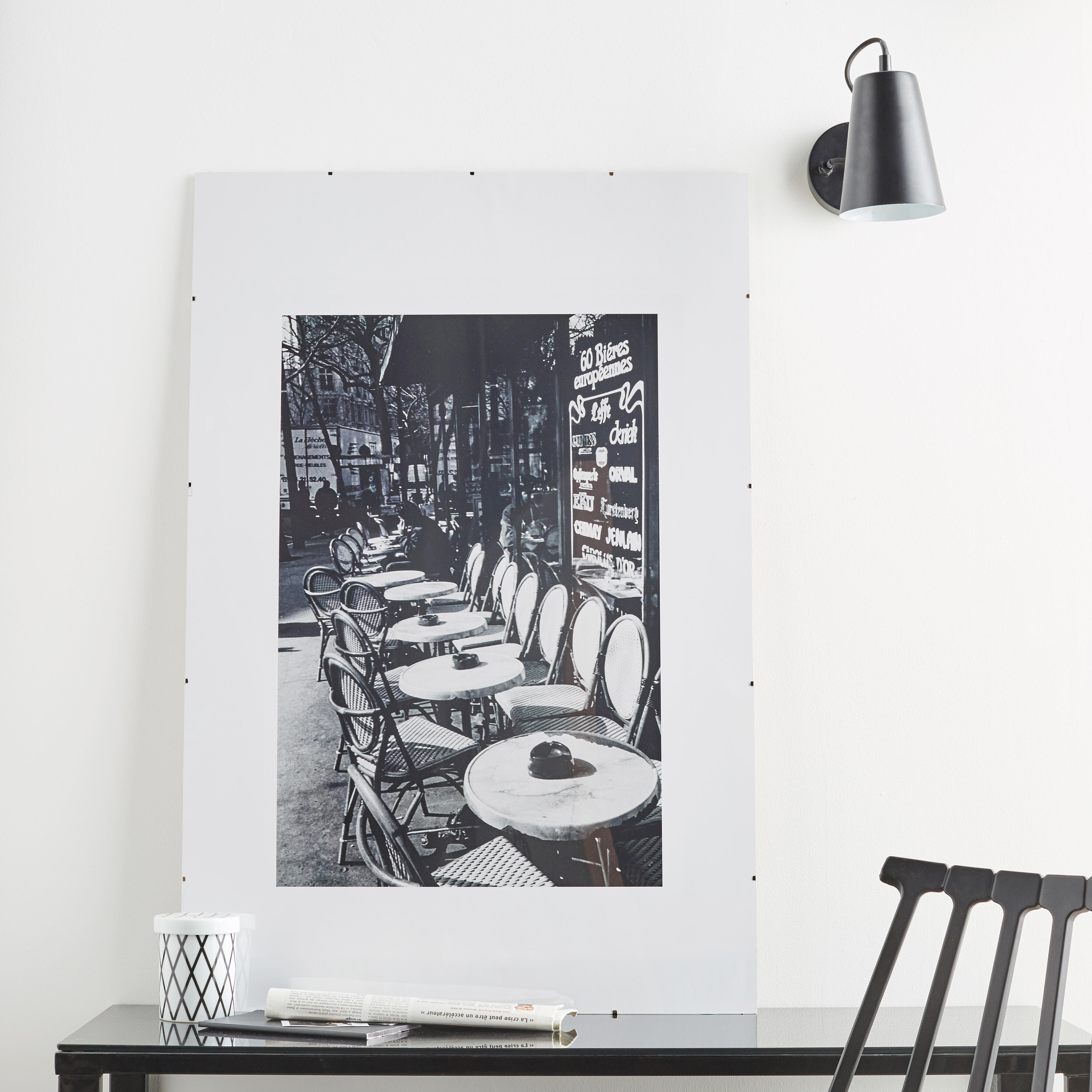 Cadre verre l.30 x H.40 cm Clip, INSPIRE - 2