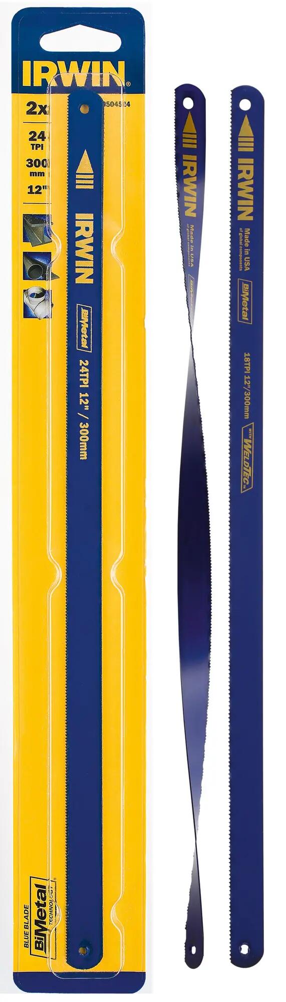 Lot de 2 lames pour scie à métaux coupe fine IRWIN