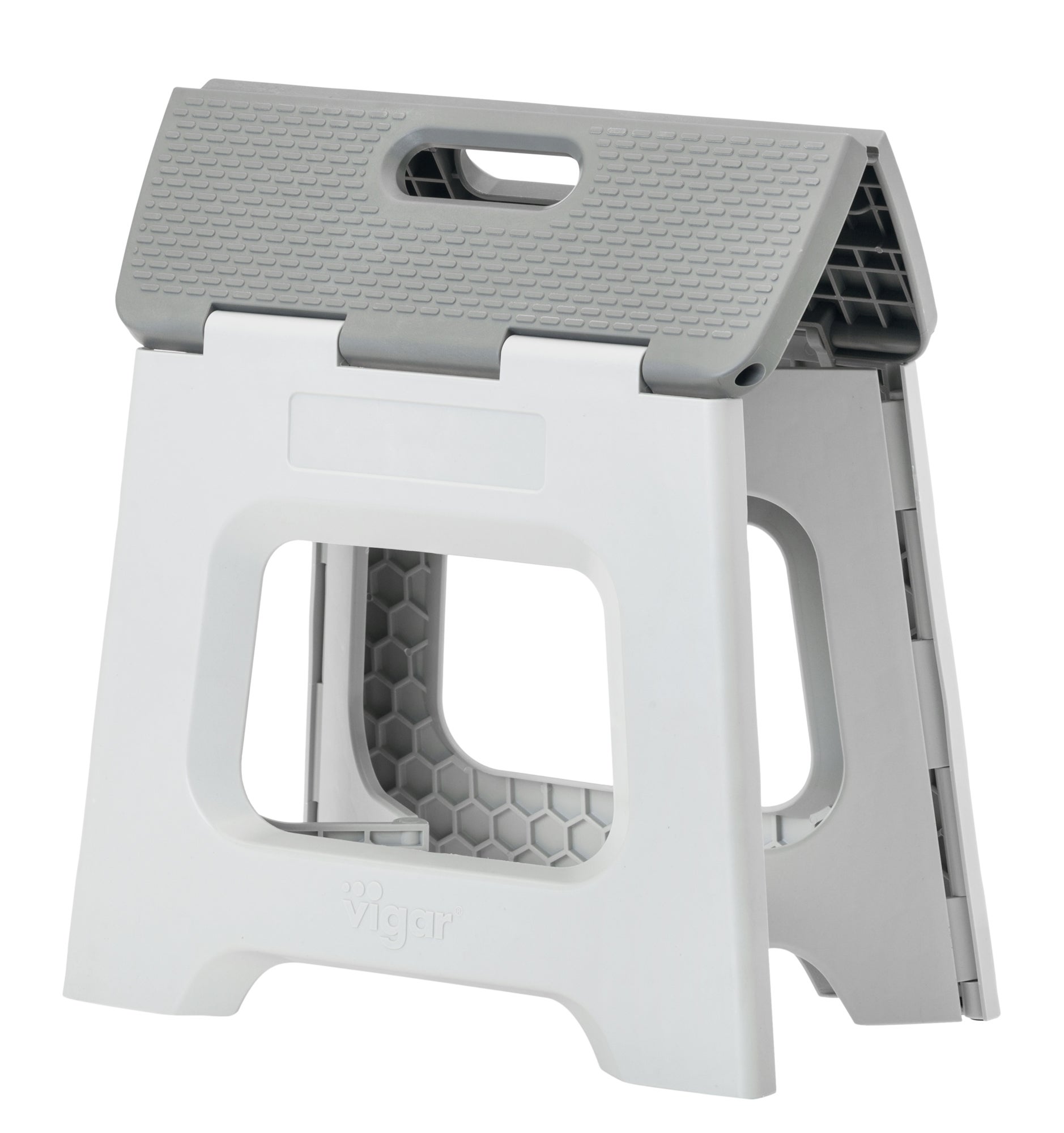 Taburete plegable compact para 150 kg de carga y 27 cm de alto