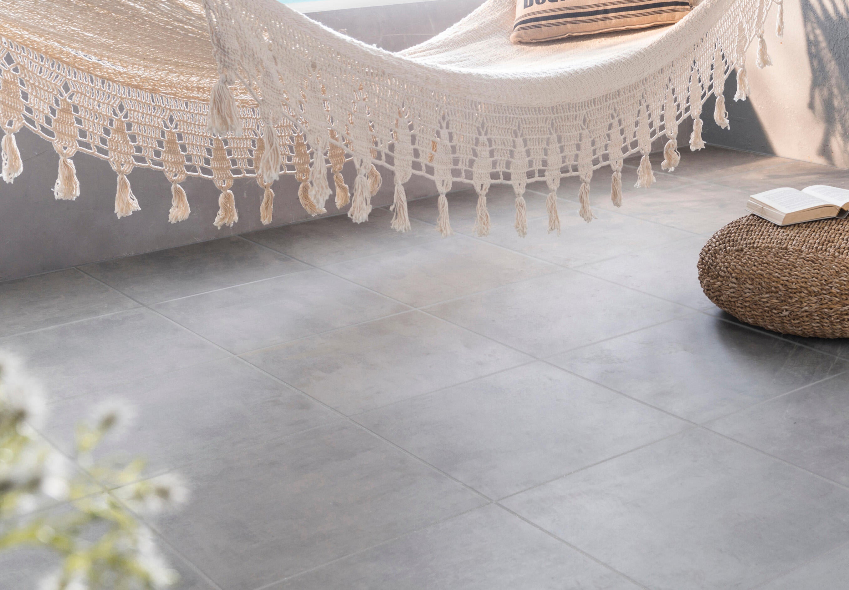 Carrelage sol extérieur effet béton gris Bristol l.45 x L.45 cm STN CERAMICA - 2