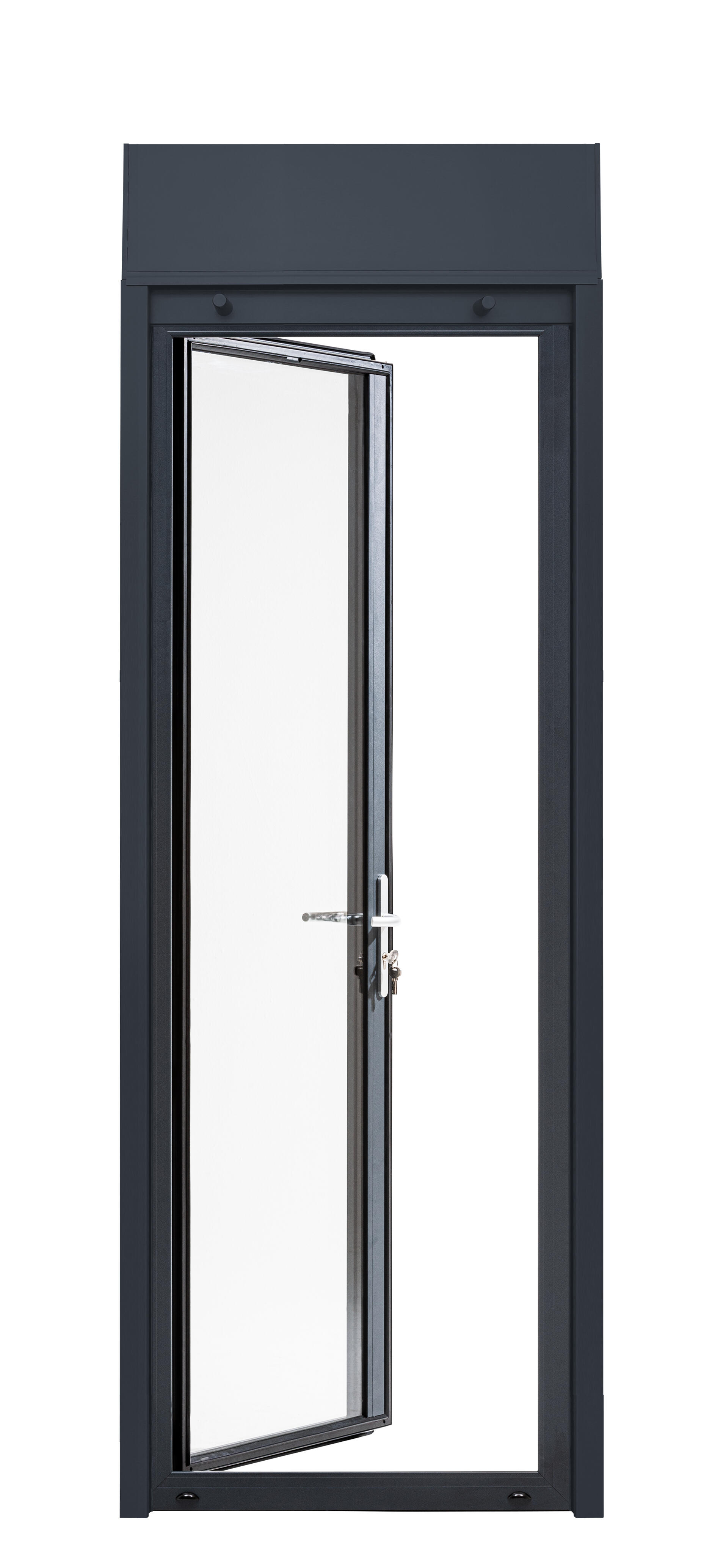 Pte fenêtre/volet roul. alu Essentiel H.215xl.90cm 1vt tirant D gris anthracite - 8
