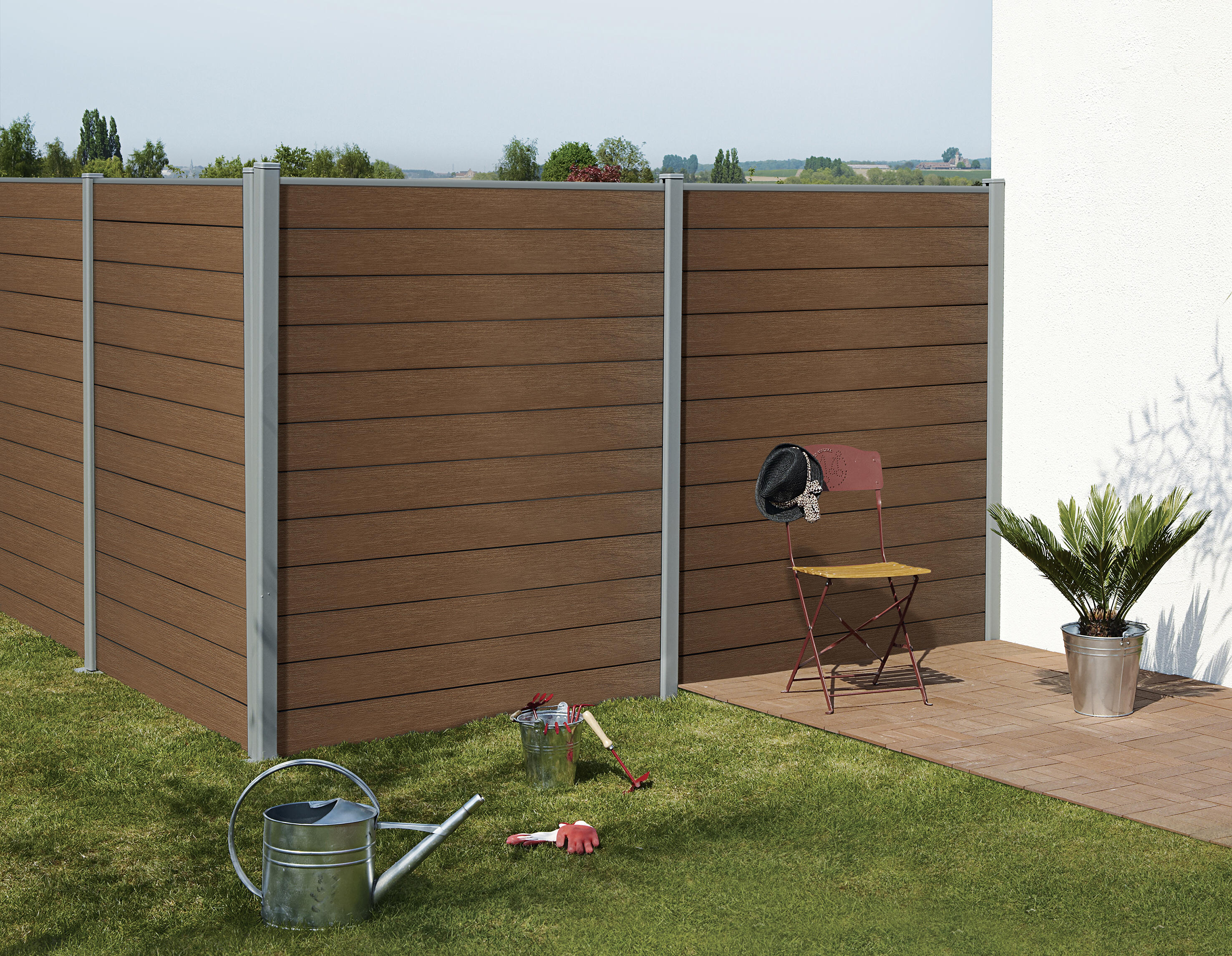 Lame à composer Coex Xyltech brun clair, L.148 x H .15.6 cm x Ep. 19 mm - 2