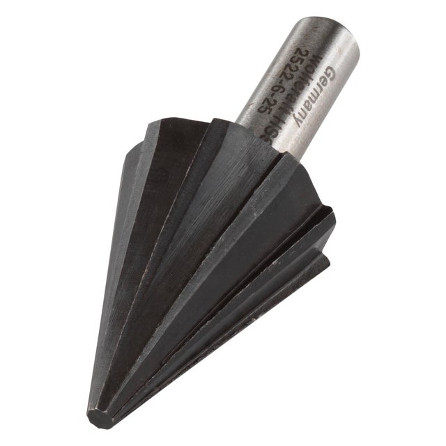 Foret conique HSS pour métal et plastique WOLFCRAFT, Diam 6 à 24 mm