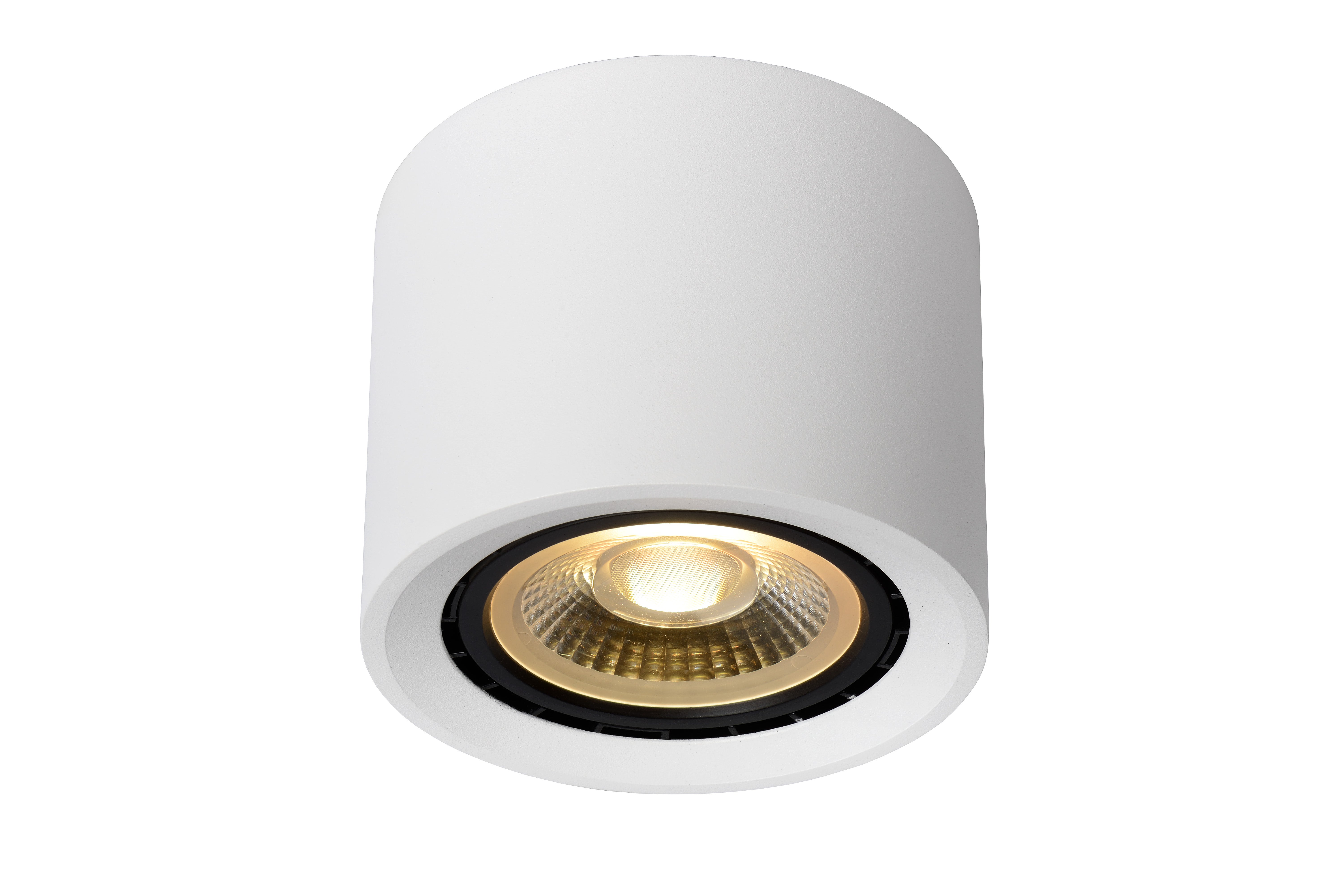 Spot GU10 Fedler 820 lumens blanc chaud aluminium blanc LUCIDE - 4