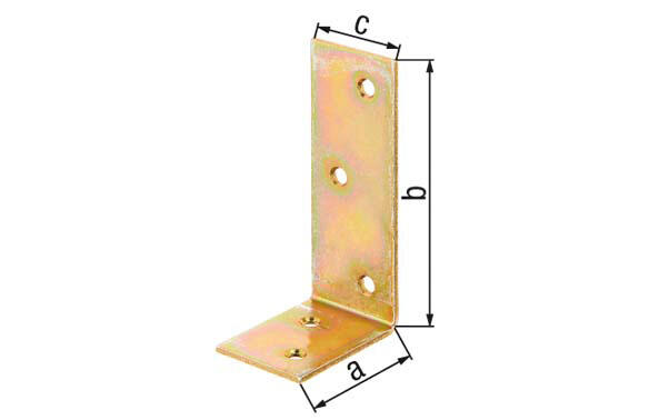 Esquadro perfurado 80X120MM - 7