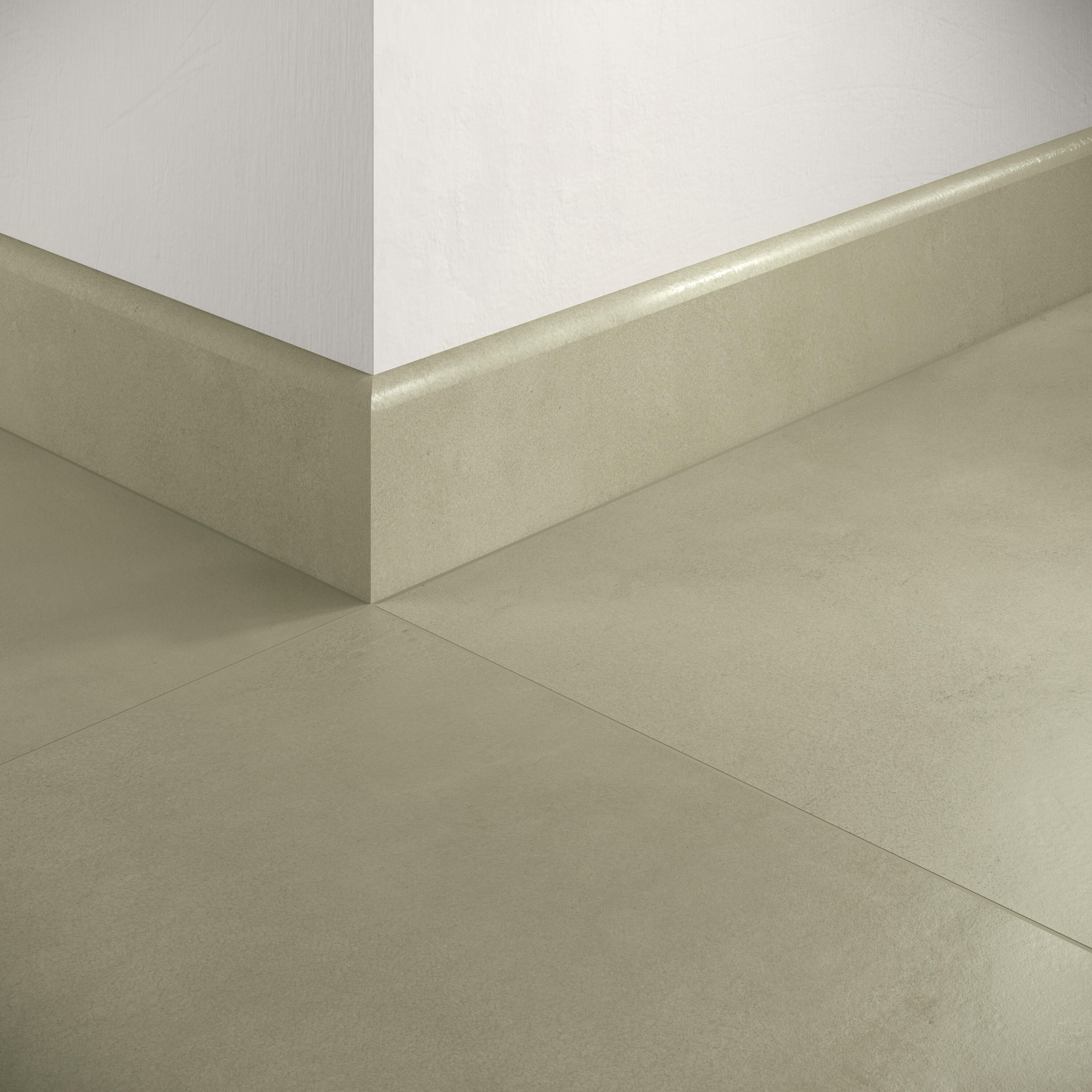 Lot de 2 Lot de 2 plinthes carrelage Epura, vert, Ht.  x L. 60 cm, Ep.8.5 mm - 2