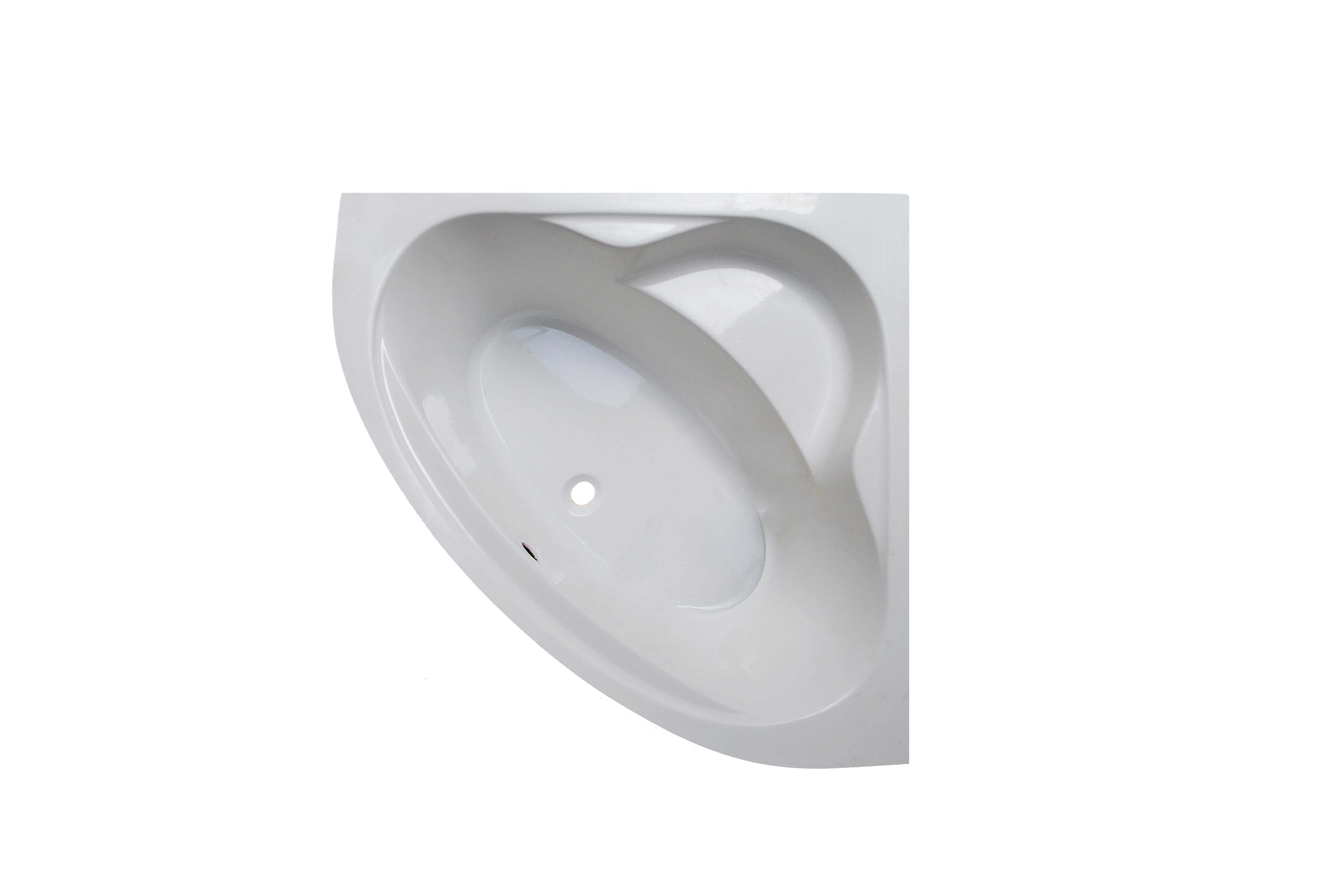Baignoire d'angle L.140x l.140 cm blanc, SENSEA Access confort - 4