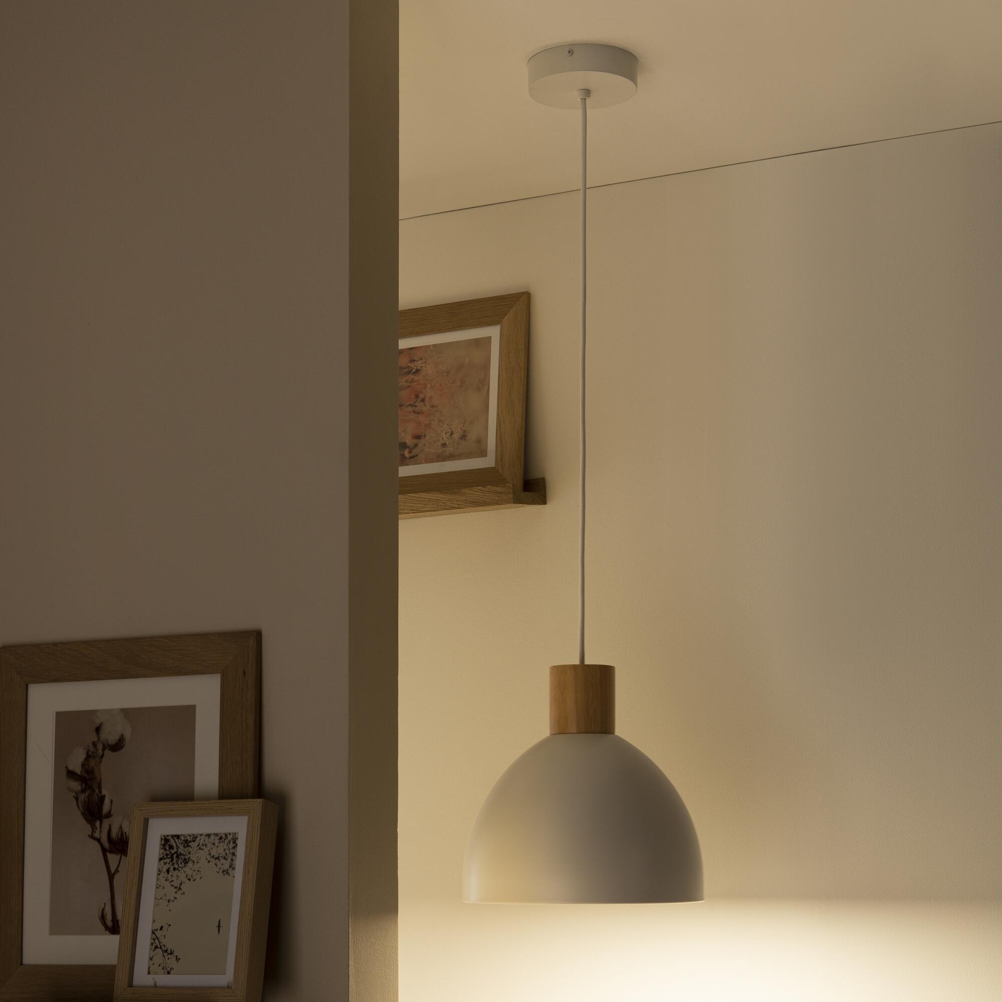 Suspension Venosa bois, blanc, Diam.28 cm INSPIRE, E27 - 2