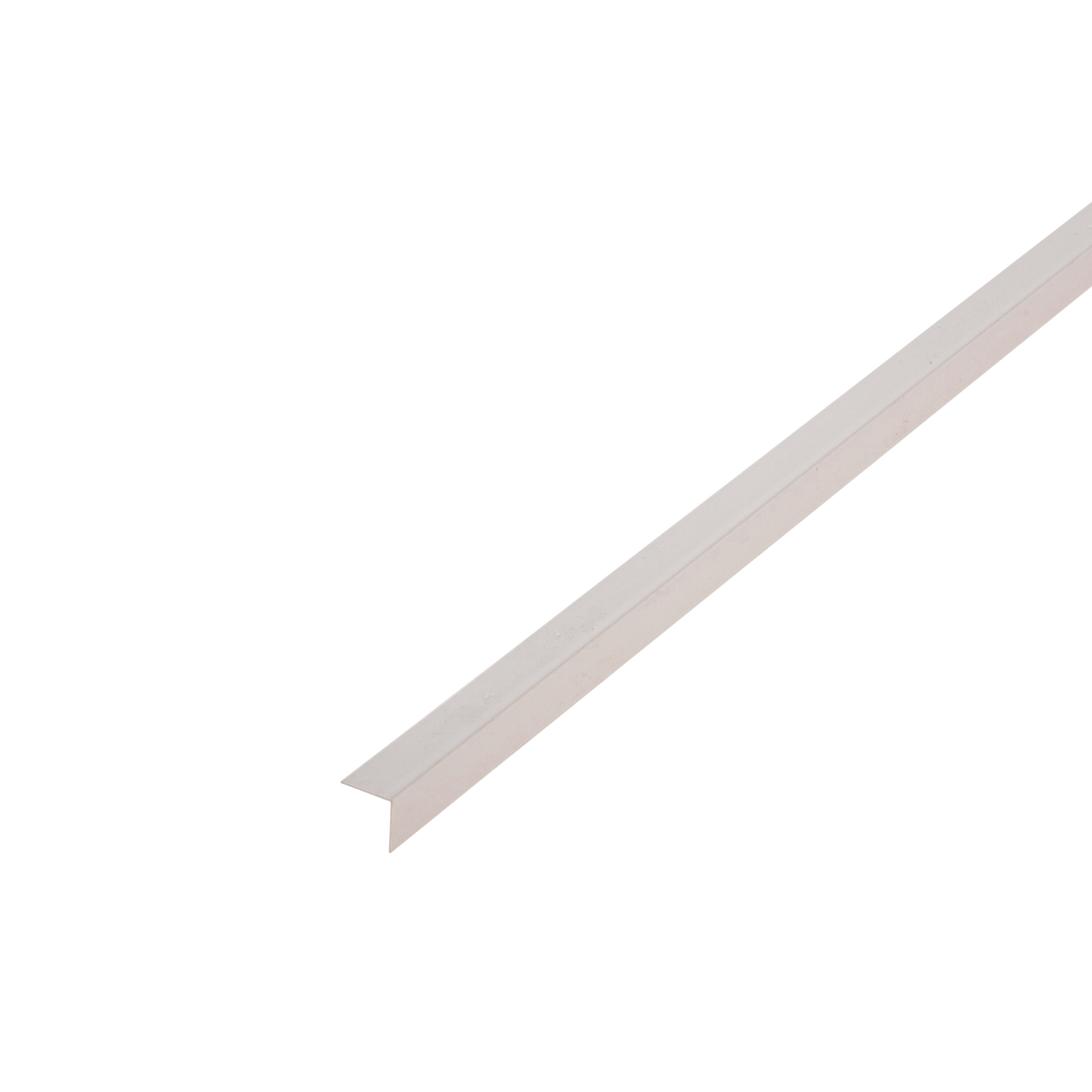Cornière PVC gris, 20 x 20 mm, L.2.6 m - 2