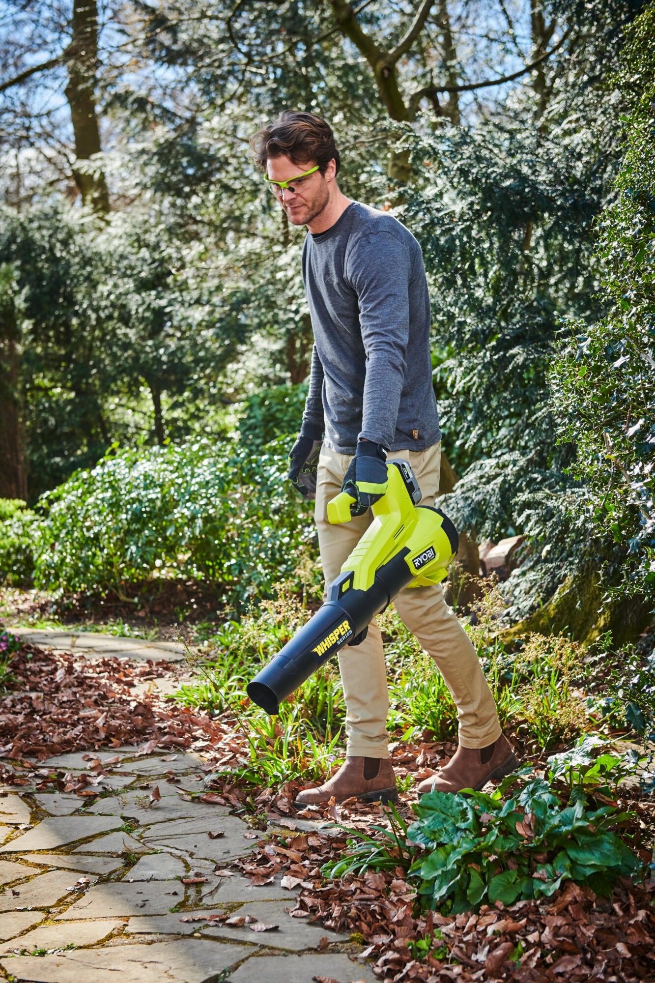 Souffleur RYOBI WHISP RY18BLXC 18 V vendu sans batterie - 3