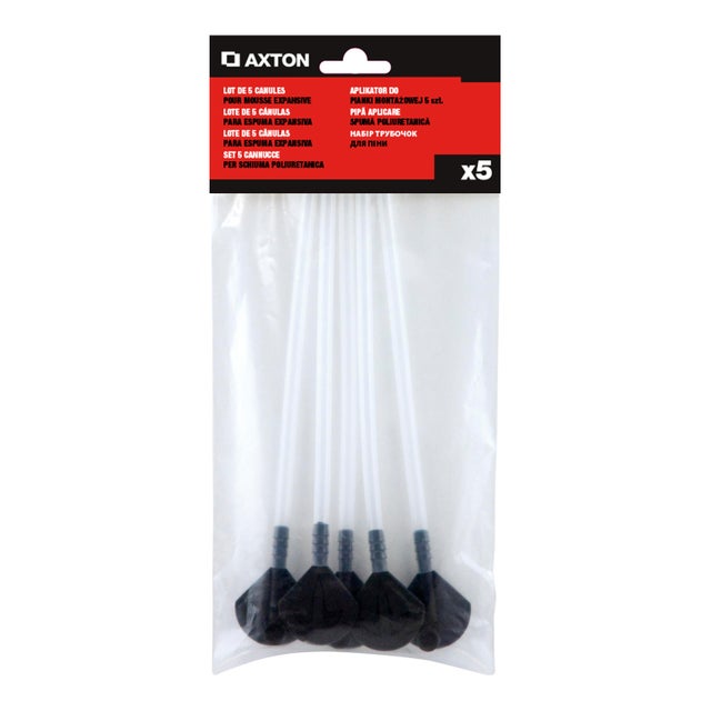 Lot de 5 canules pour mousse AXTON