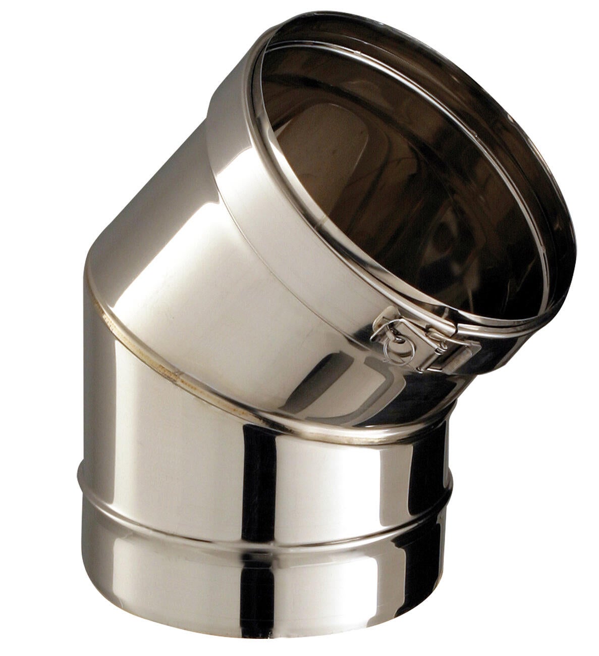 Coude pour tubage POUJOULAT, D. 180 mm 45° - 2