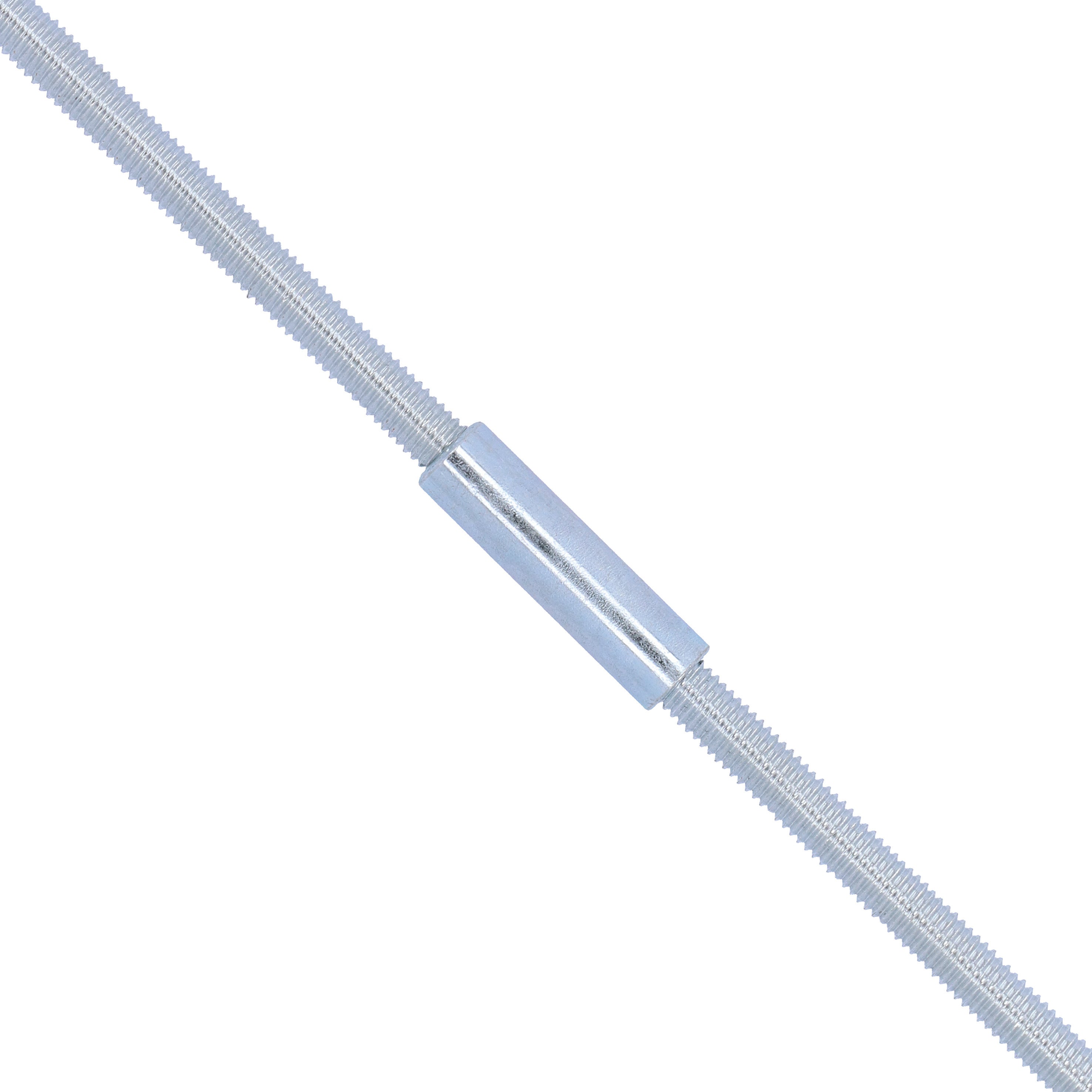 Manchon taraudé acier zingué, L.30 x Diam.6 mm SUKI - 3