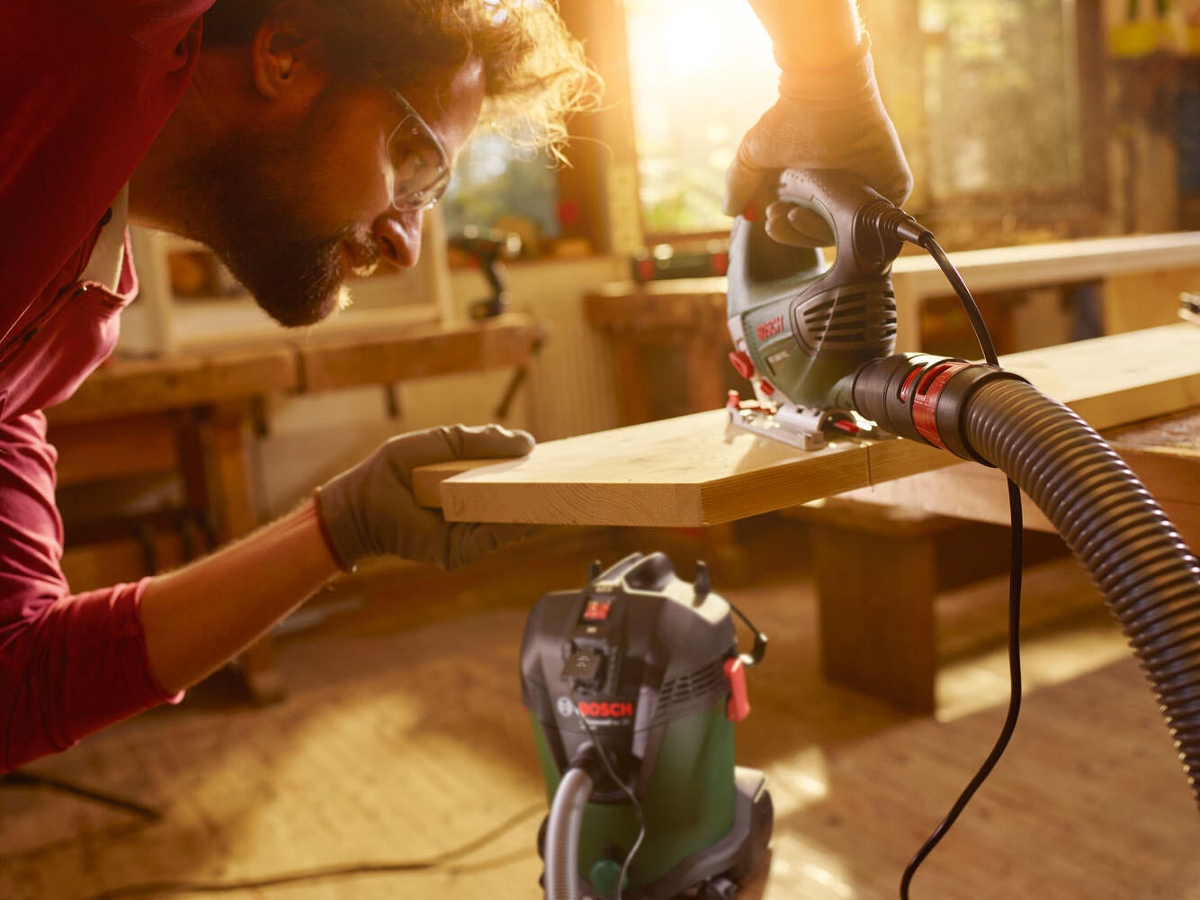 Aspirateur de chantier eau et poussières BOSCH Universalvac 15, 23 kPa, 15 l - 3