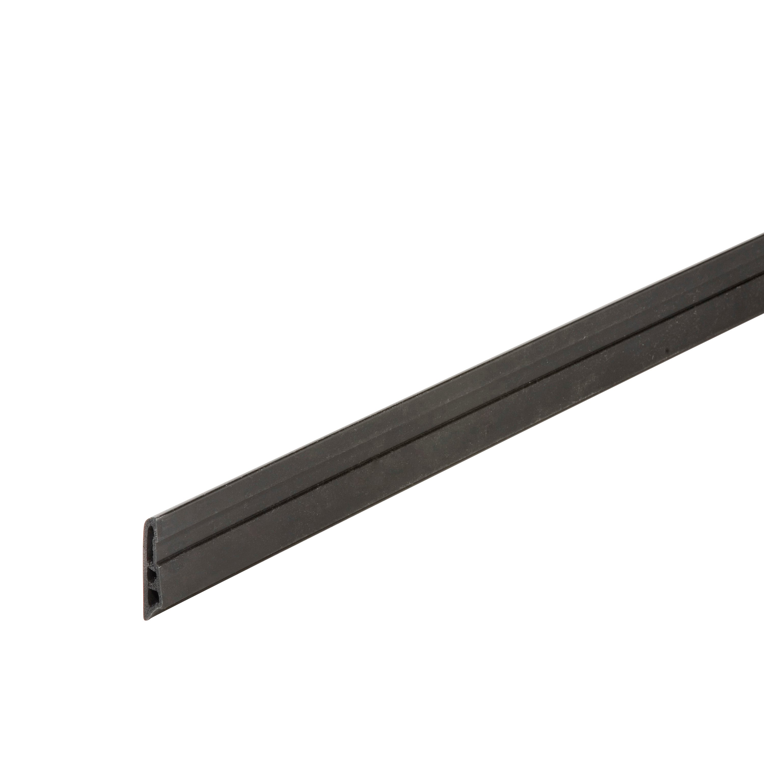 Plinthe PVC noir, 15 x 60 mm, L.2.5 m - 2