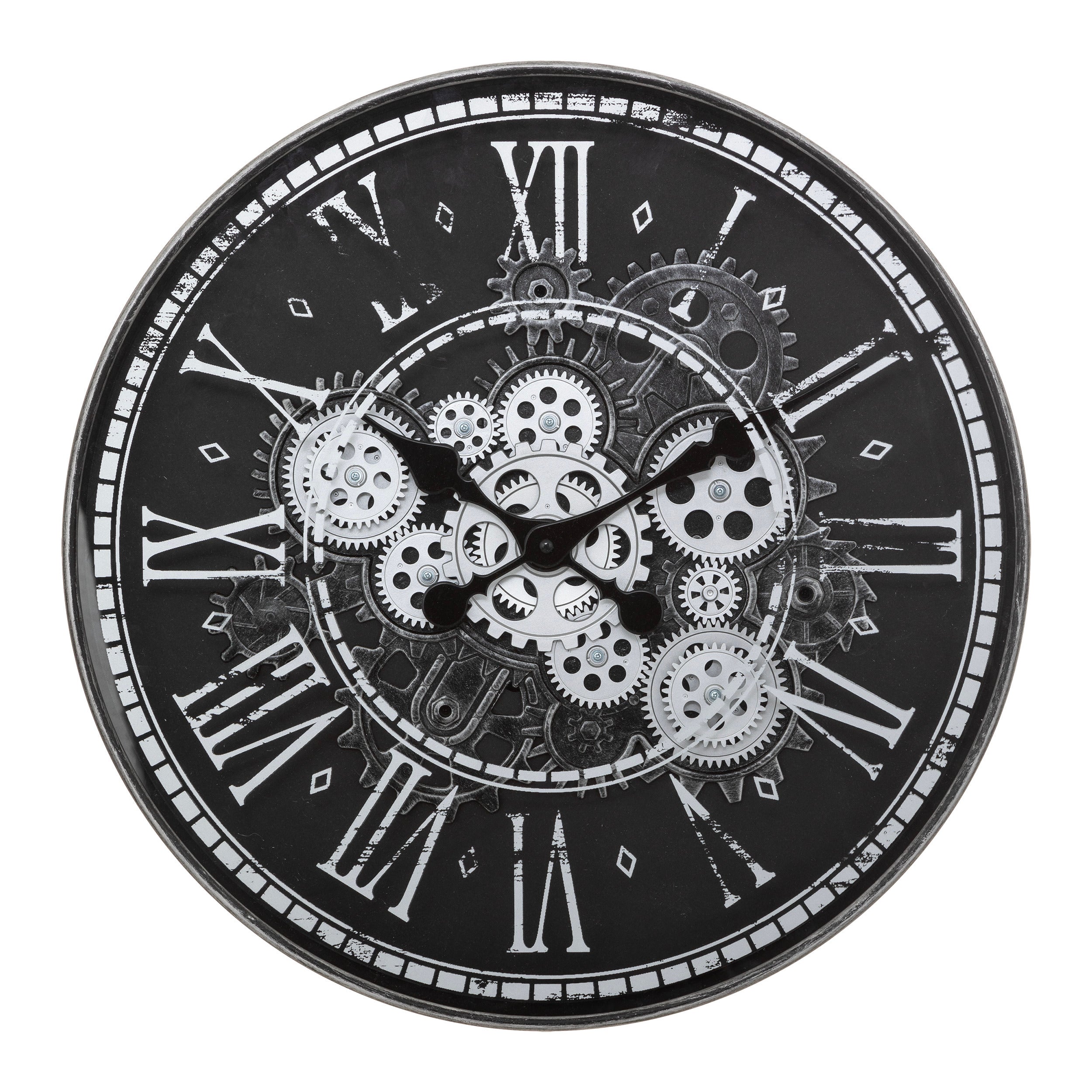 Atmosphera - Horloge à Poser Irina métal doré h19cm