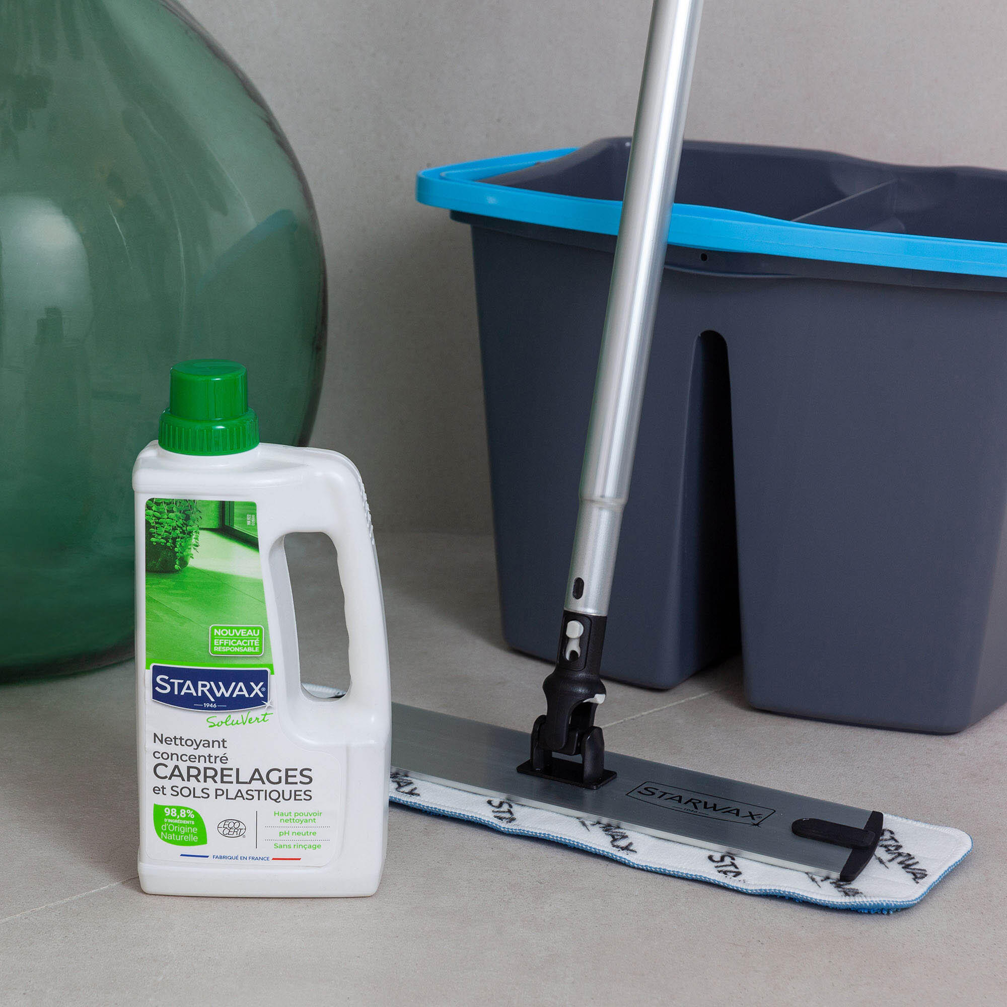 Nettoyant carrelage STARWAX Soluvert, 1L - 2