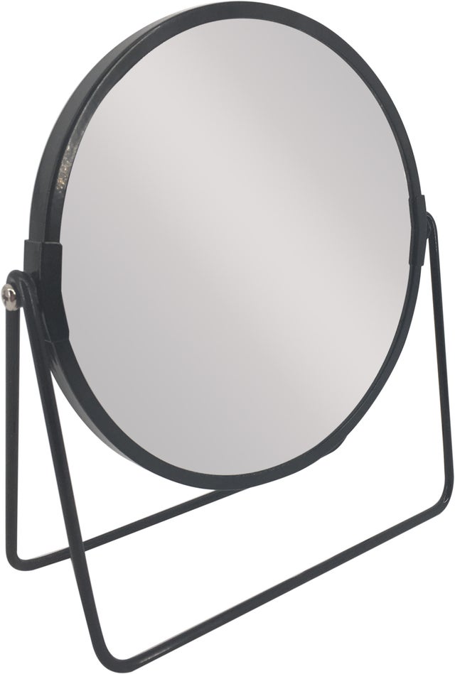 Miroir grossissant rond à poser Balancier noir x 2