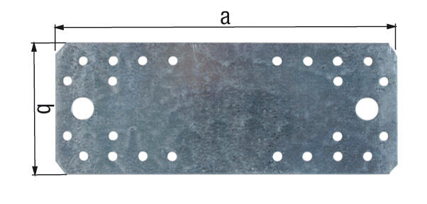 Placa de união 140X55MM MULTI-FUROS - 3