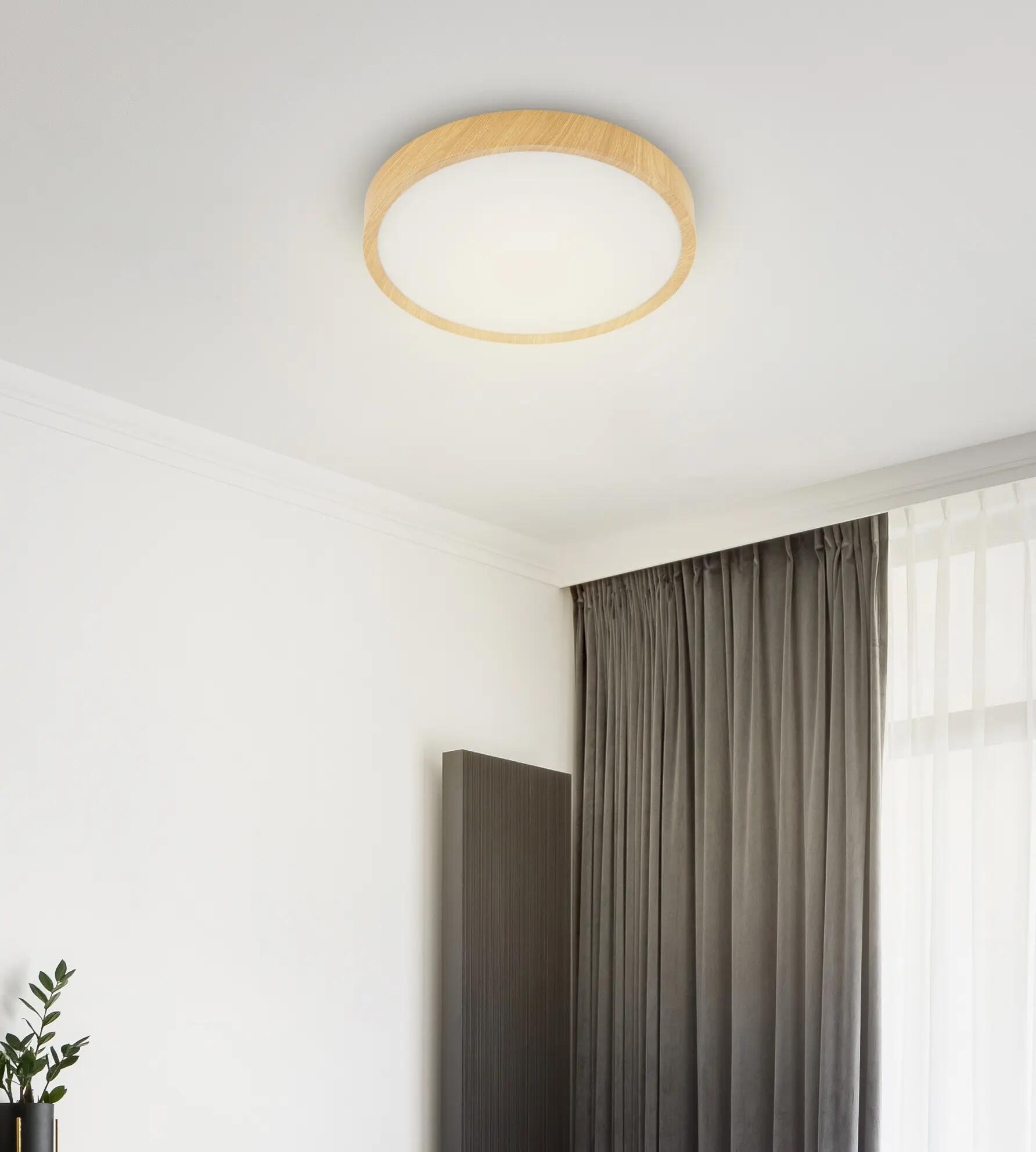 Plafonnier, naturel plastique module led EGLO Musurita D.33.5 cm - 2
