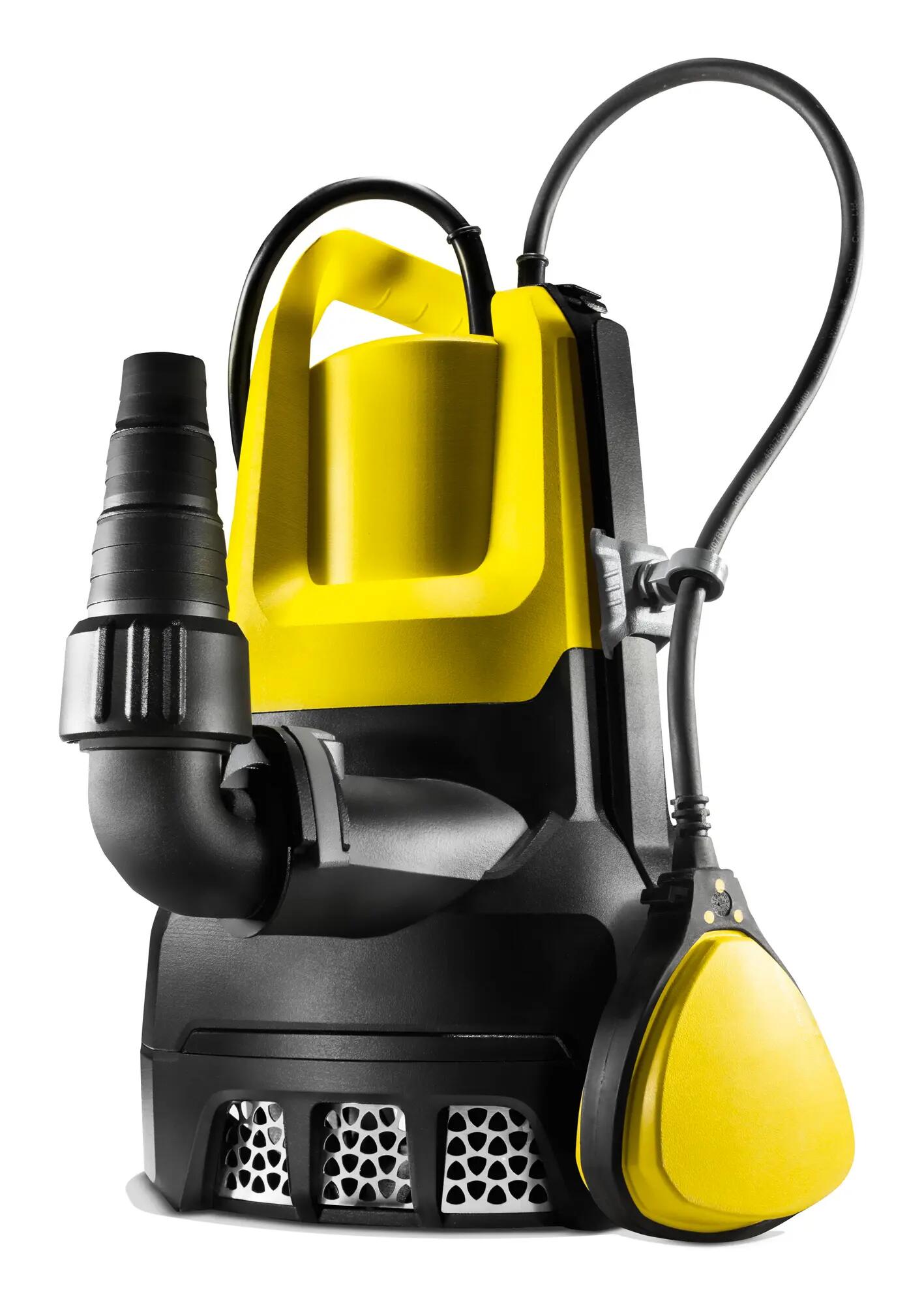 Pompe D'Evacuation Kärcher Sp 16,000 Flood Box, Moteur 550W, Débit 16 000 L/ H, 0,8 Bar, Profondeur Immersion Max 7m, Hauteur Refoulement Max 7 M, Taille Particules Max 20 Mm, Hauteur Liquide Résiduel