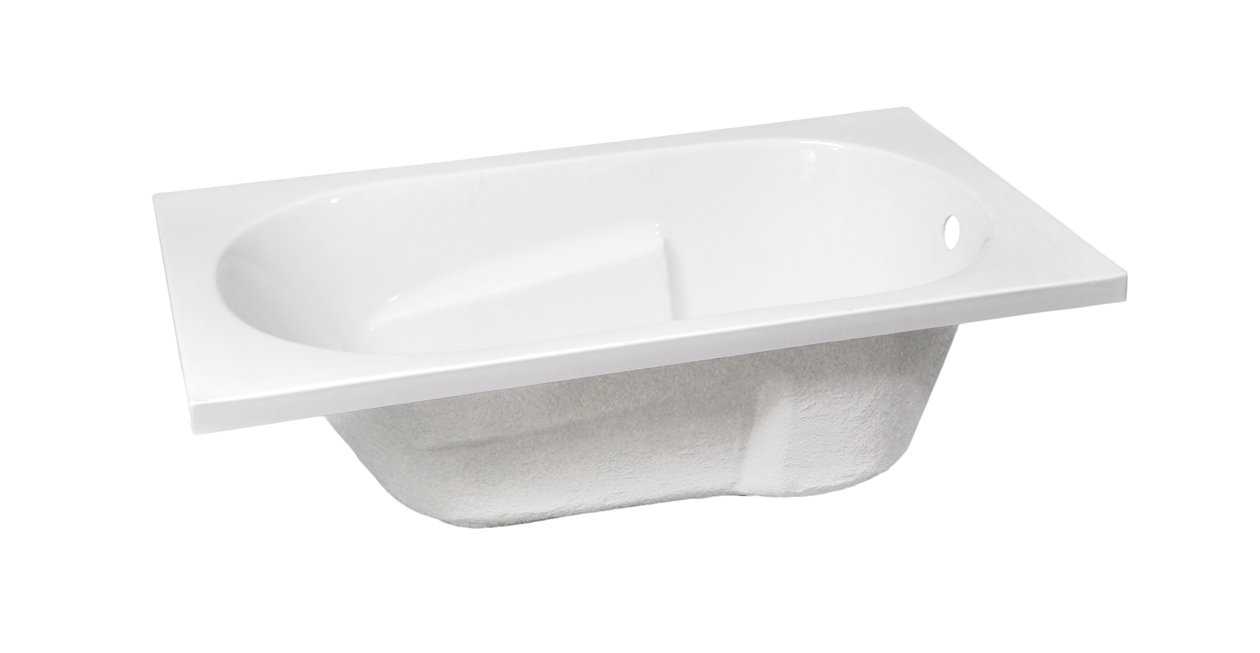 Baignoire rectangulaire L.150x l.70 cm blanc, SENSEA Access confort - 2