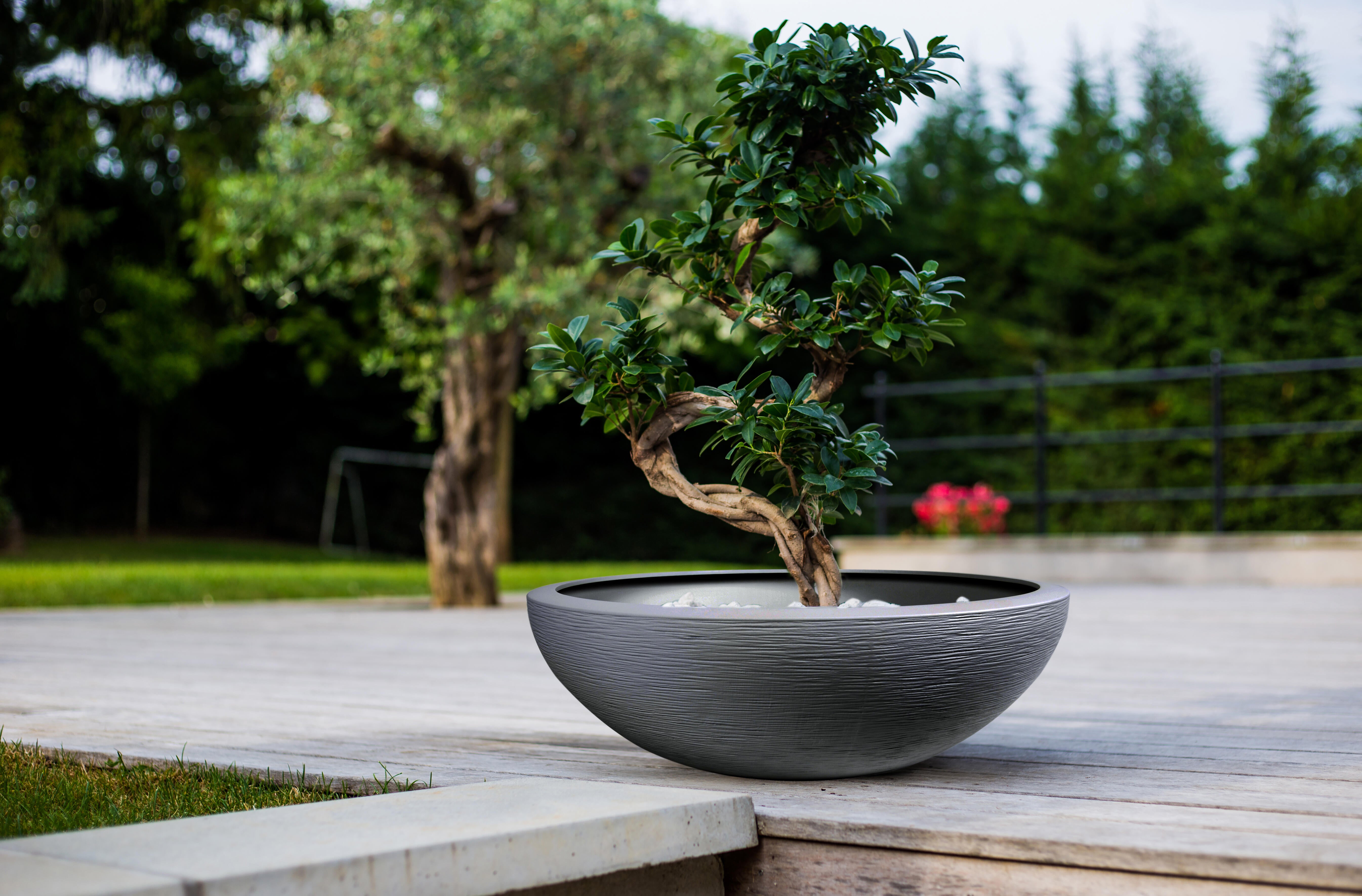 Vasque polypropylène EDA 13740 g.ant Diam.59 L.59 x l.59 x H.21 cm gris anthraci - 2