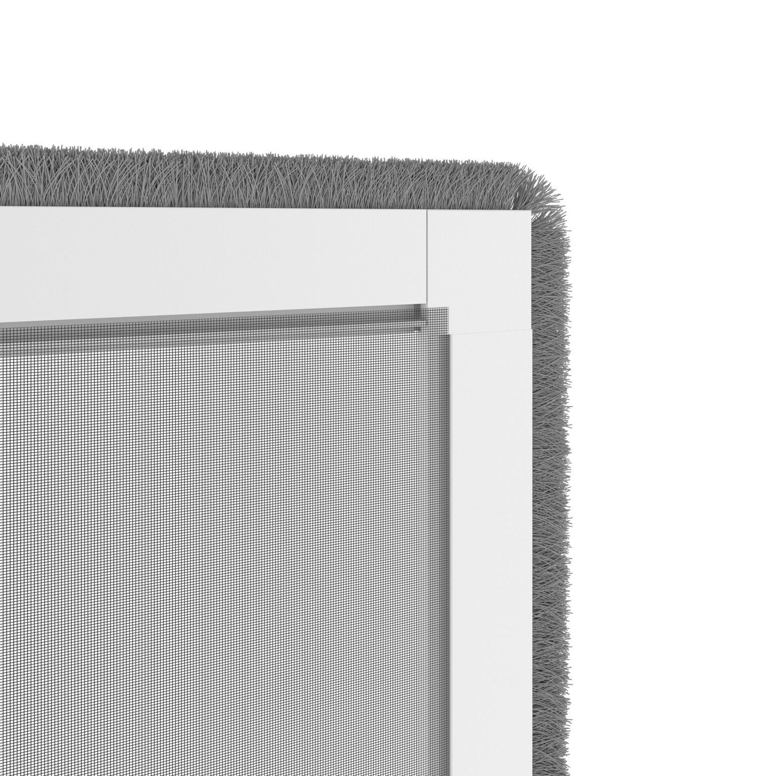 Moustiquaire H.150 x l.150 cm magnétique/fenêtre MOUSTIKIT CONFORT alu blanc - 5