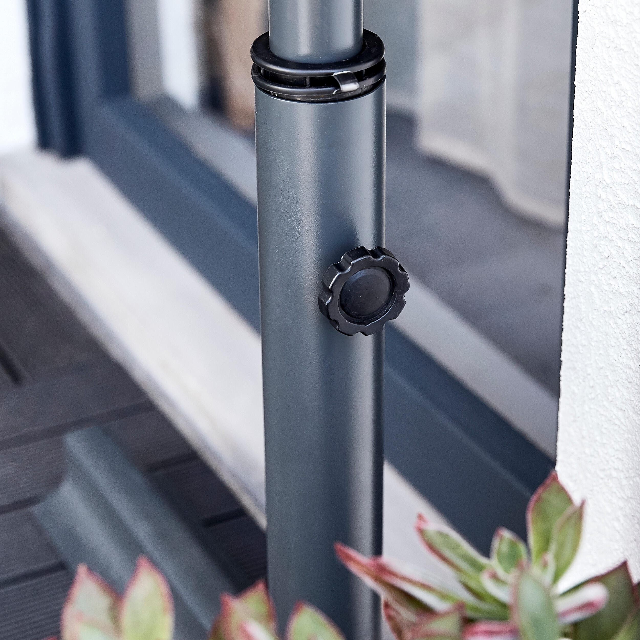 Chapéu de sol em meia lua NATERIAL ARKEA 200G 270X135CM BRANCO - 6