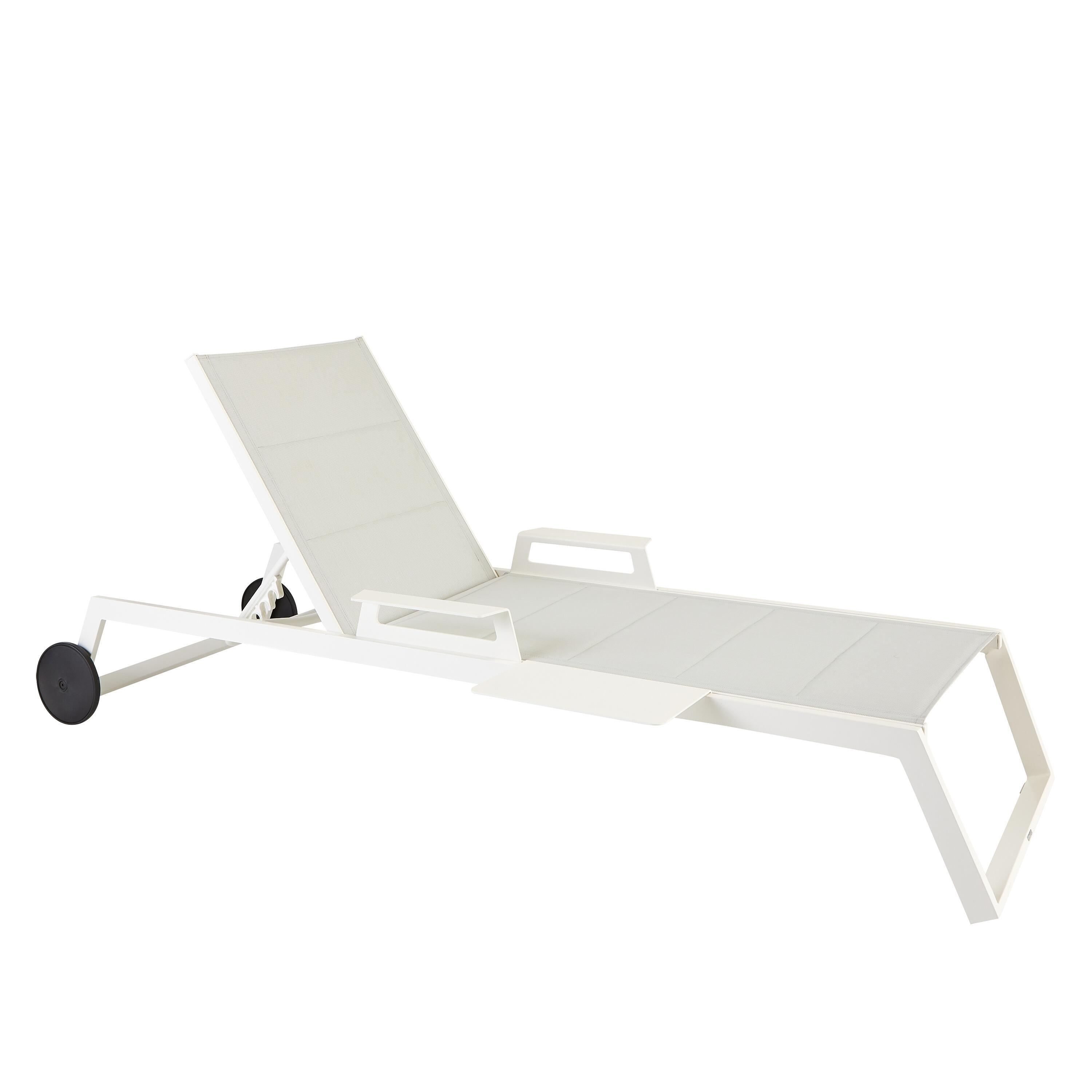 Bain de soleil en aluminium NATERIAL Odyssea blanc - 4