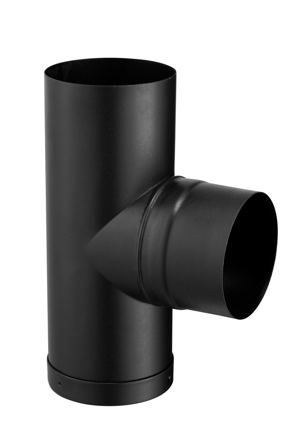 Te tampon pour raccordement POUJOULAT D 150 noir cm - 2