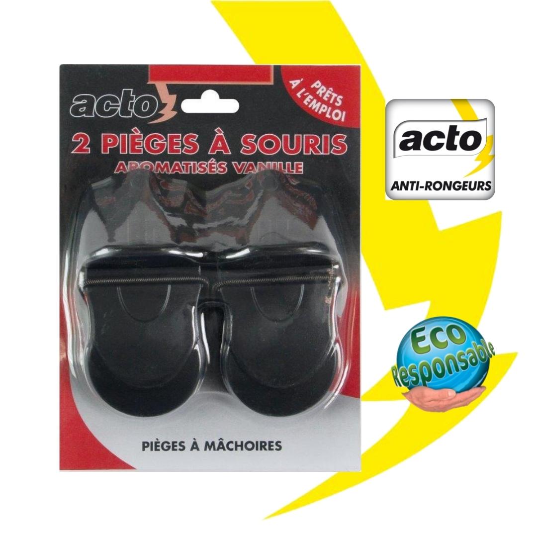 PIÈGES À SOURIS PLASTIQUES AROMATISÉS VANILLE - LOT DE 2 - 4