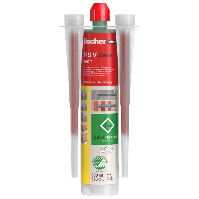 Cartouche pour fixation chimique gris FISCHER Fis v zero 300 t 300 ml