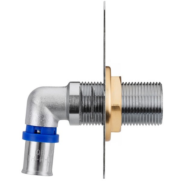 Double sortie de cloison mâle pour tube multicouche, Diam.20 mm 20 x 27 mm - 3