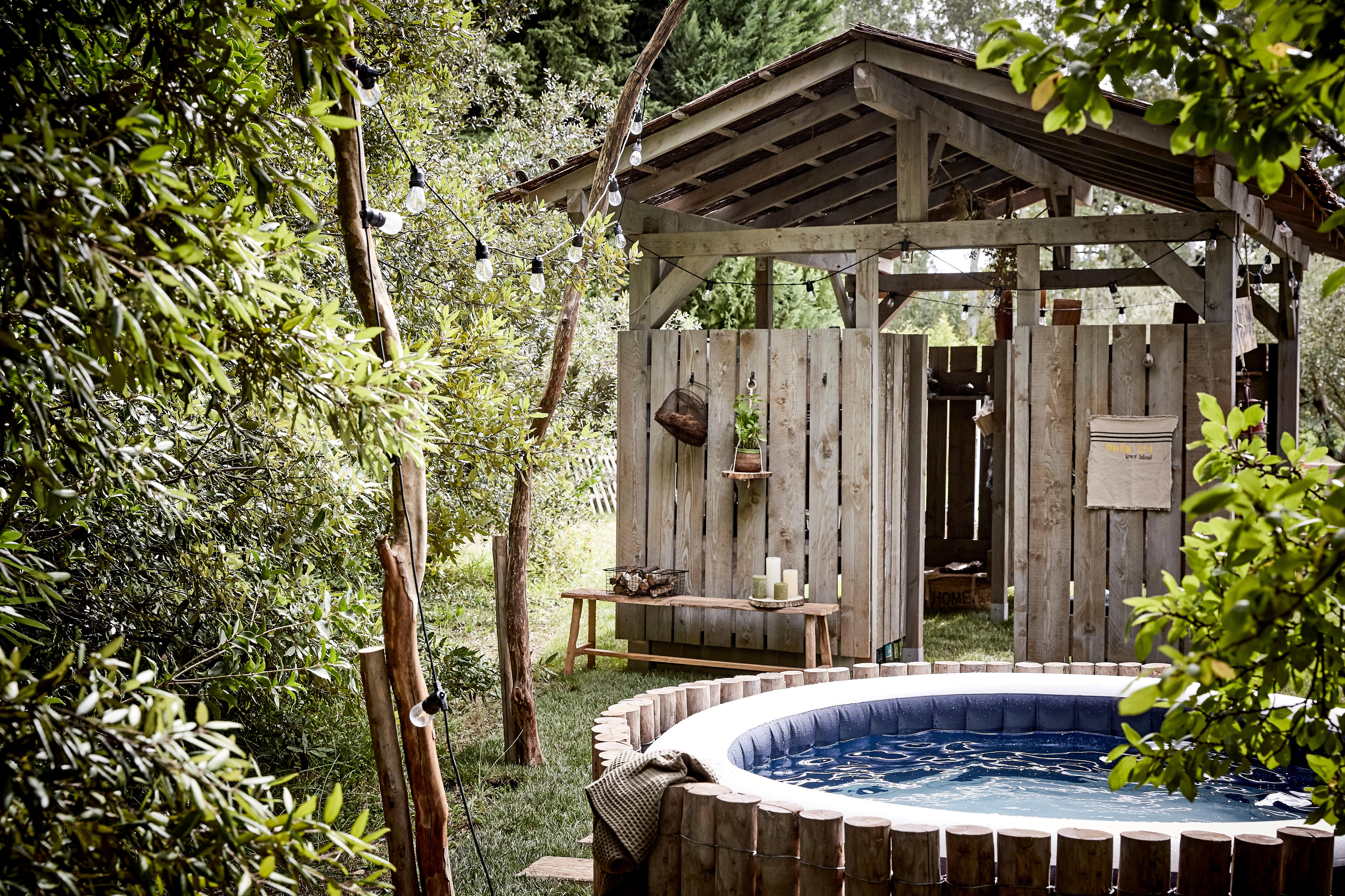 Pure spa gonflable INTEX Blue Navy rond 4 places - 10