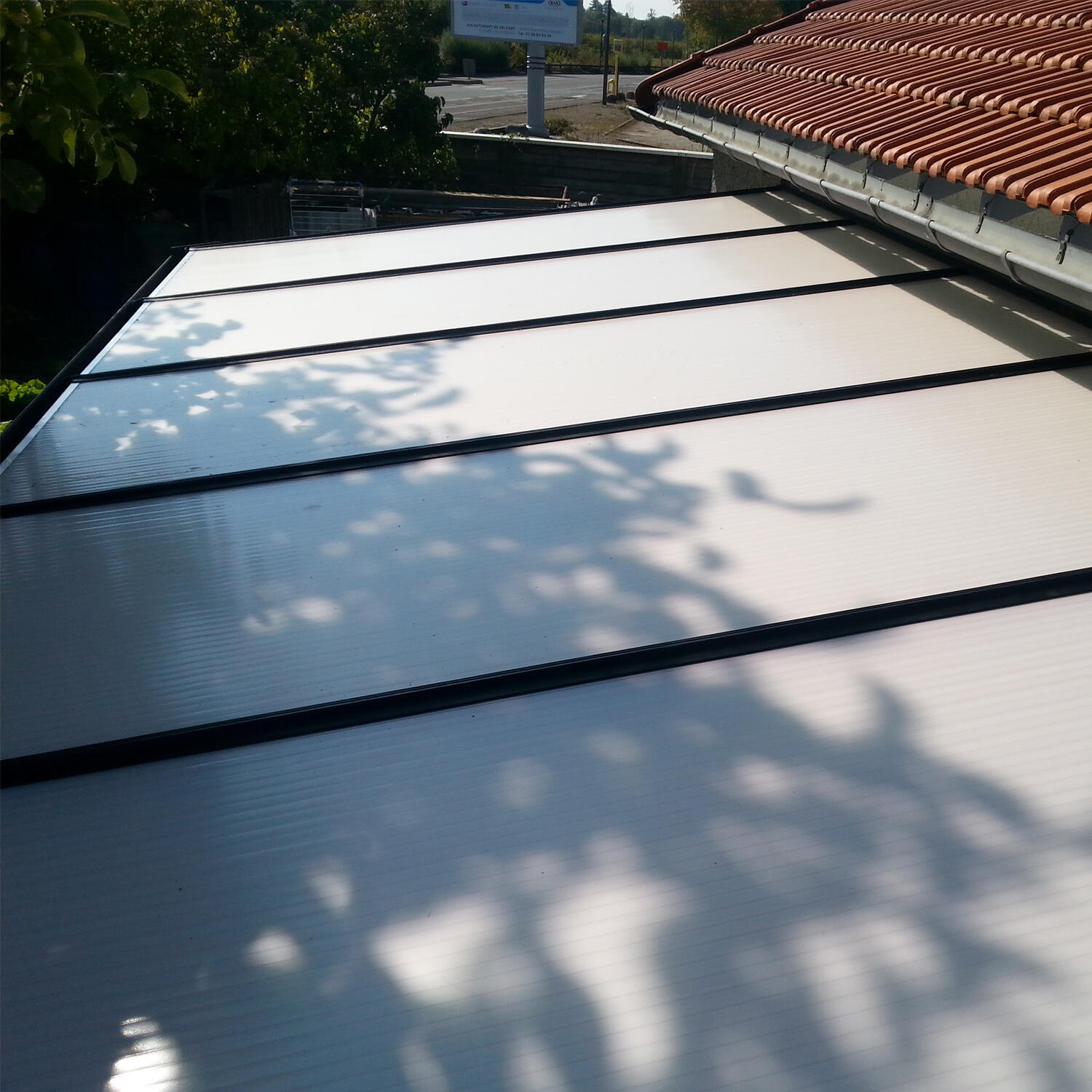 Plaque de couverture , transparent, l.105 x L.300 cm, Ep.10 mm - 3