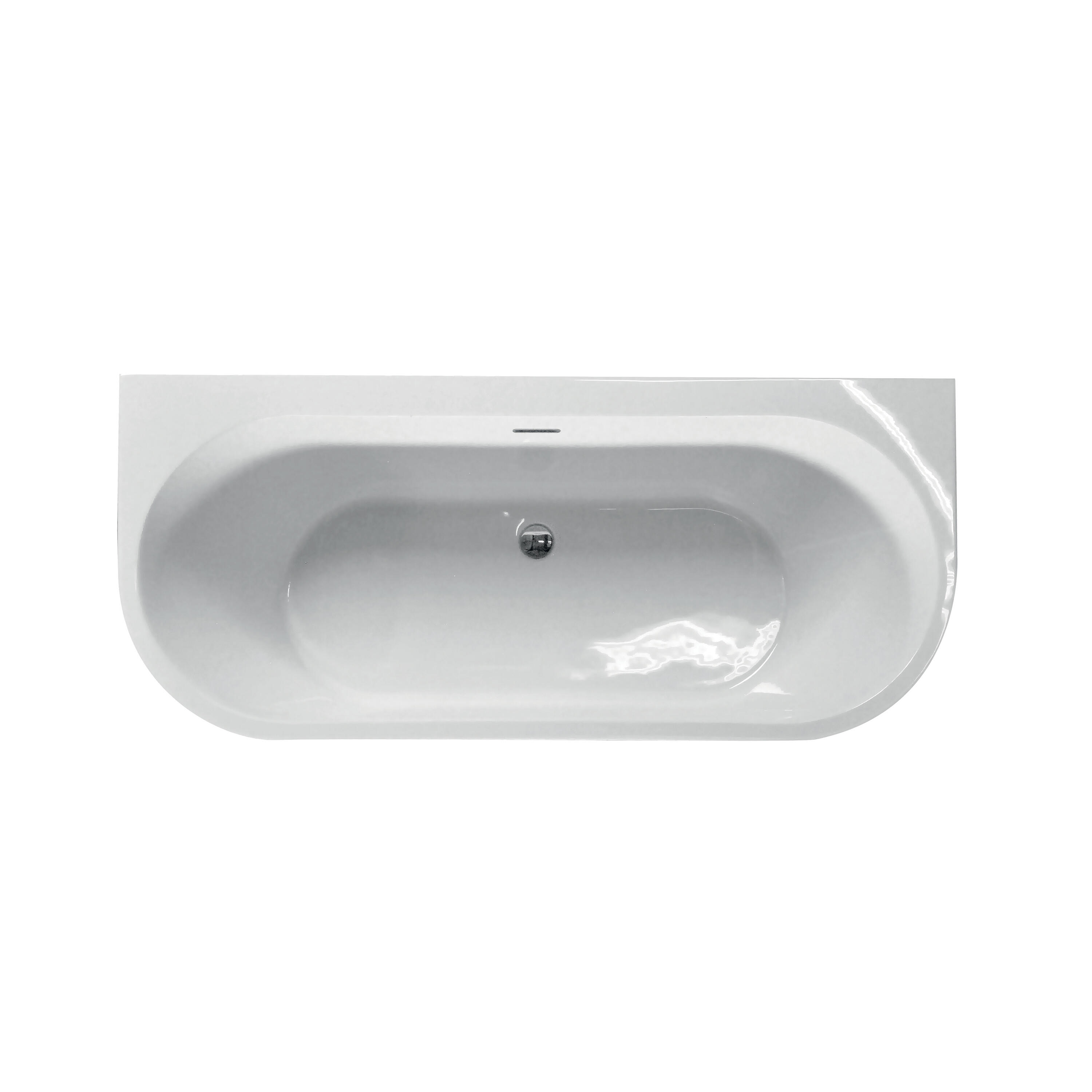 Baignoire îlot l.75 x L.170cm rouge Ilova BALNEO - 4