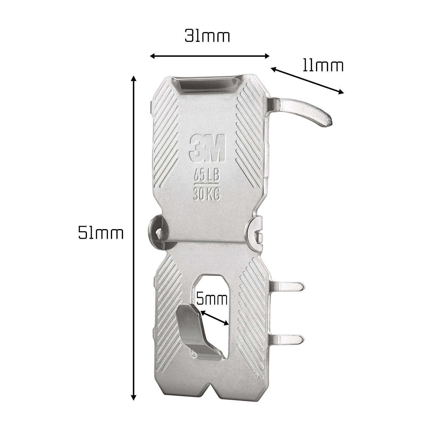 2 suportes para placa de gesso CLAW 30 KG 3M - 3